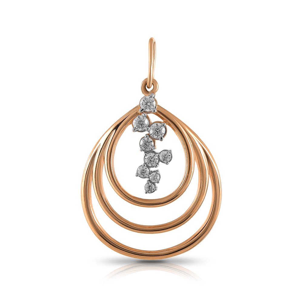 Подвеска TALANT из золота с фианитами