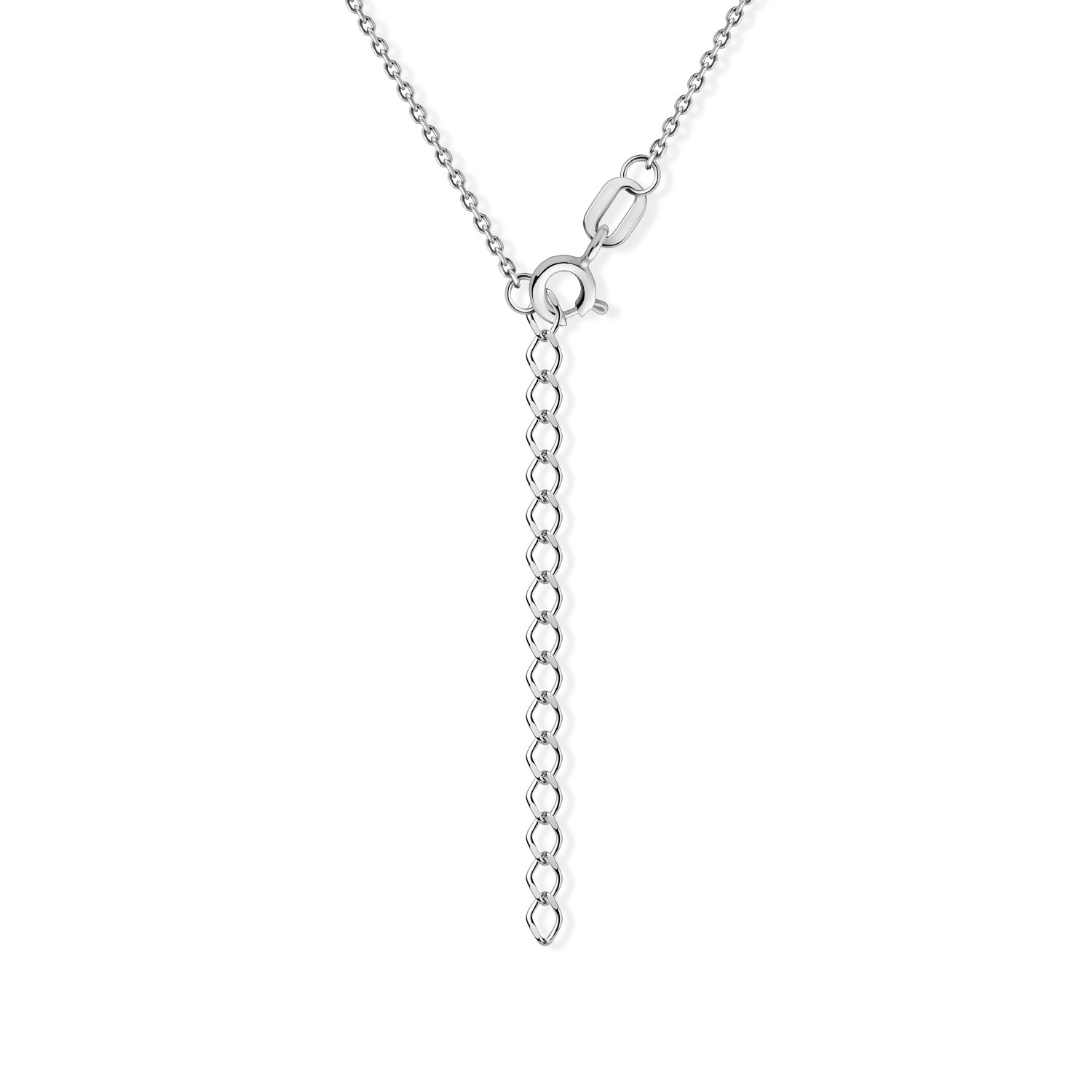 Серебряное колье с фианитами