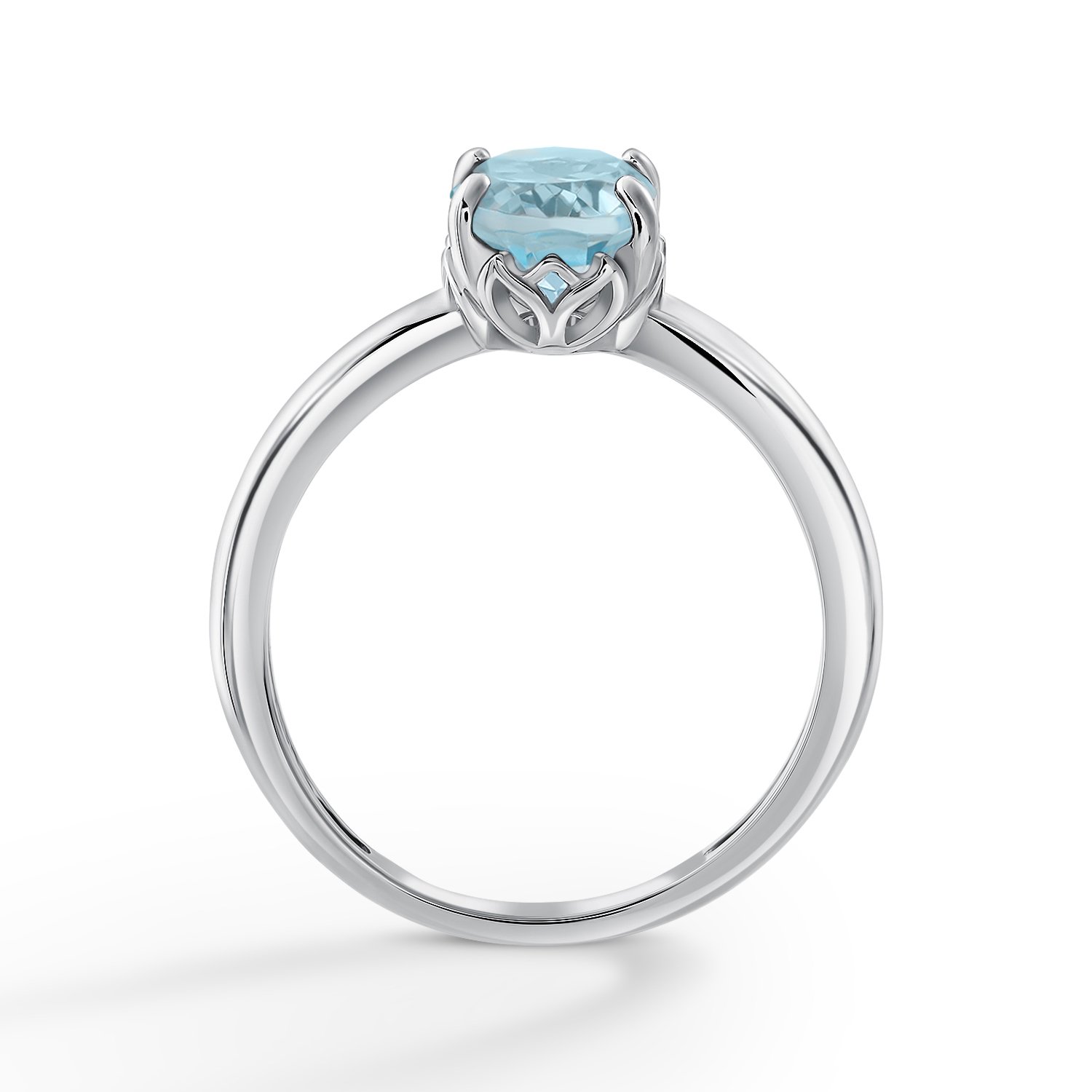 Серебряное кольцо с топазом Sky