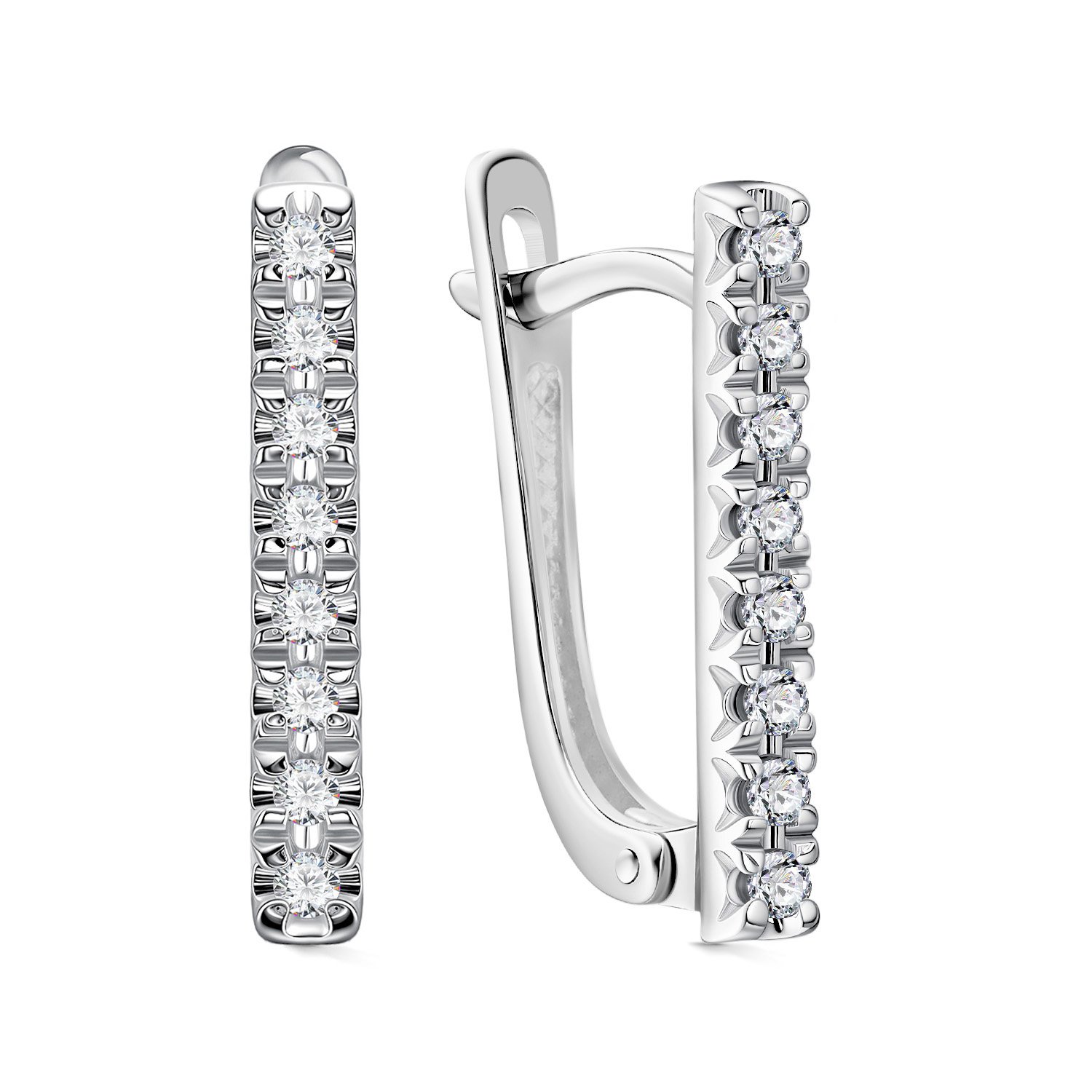 Фото «Золотые серьги с бриллиантами»