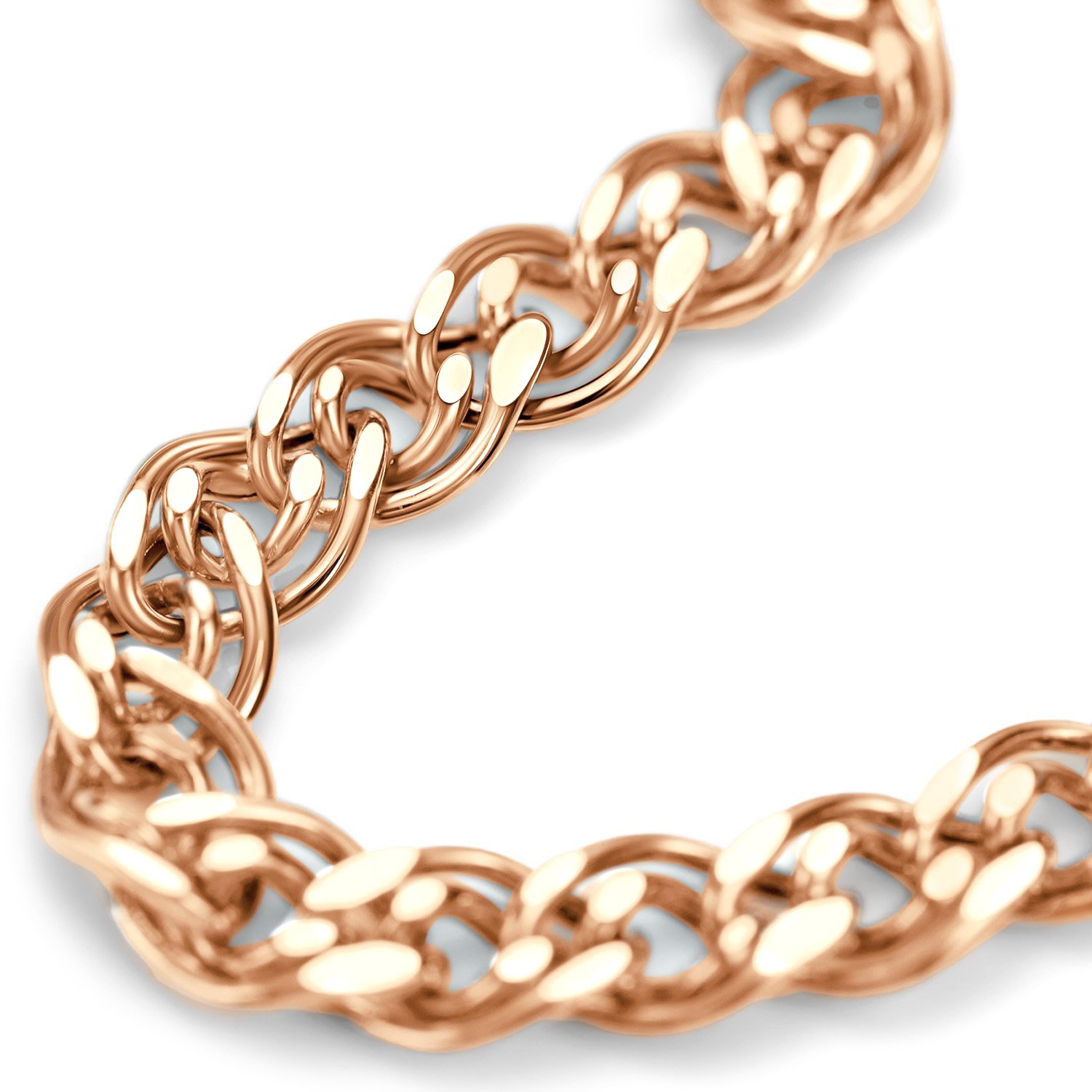 Золотой браслет облегченный