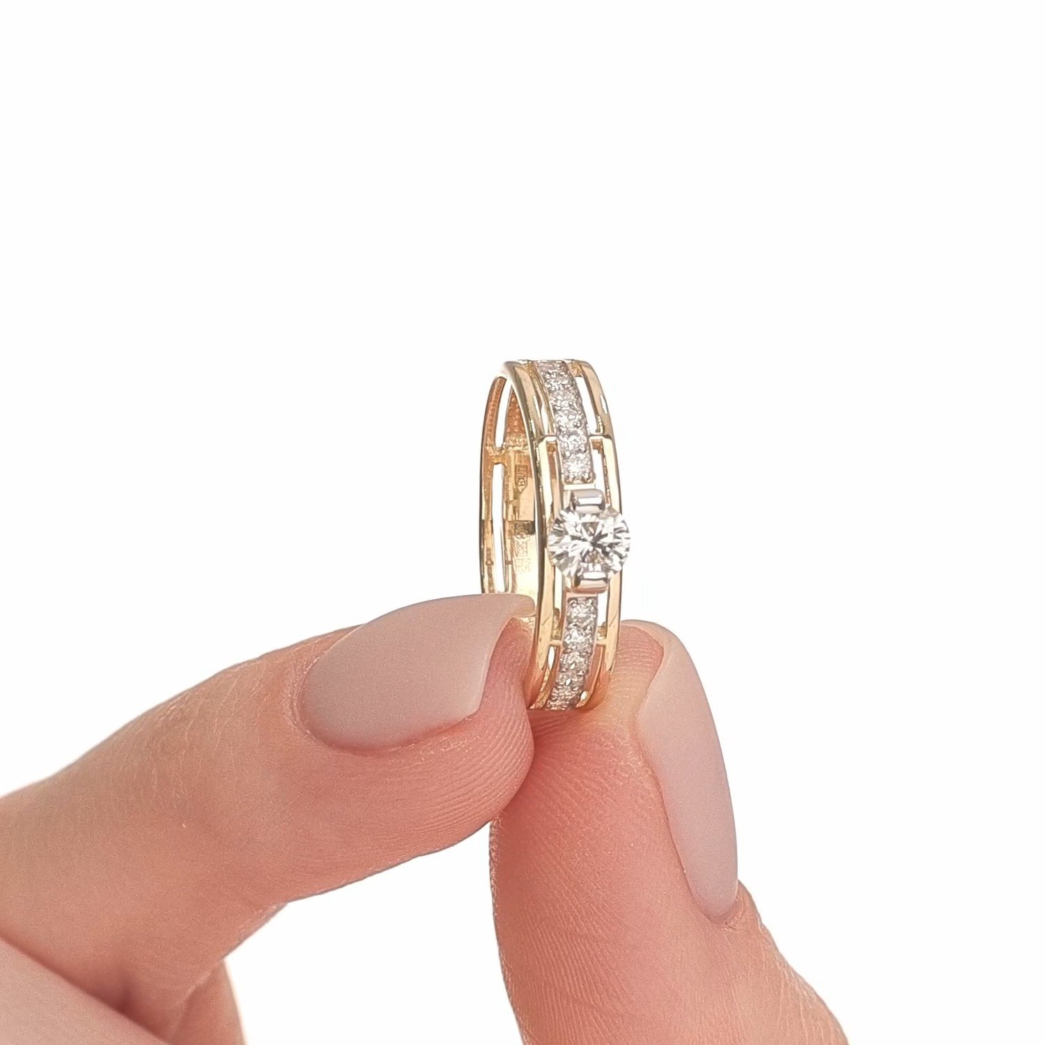 Золотое кольцо SMART DIAMONDS 0,53 карата