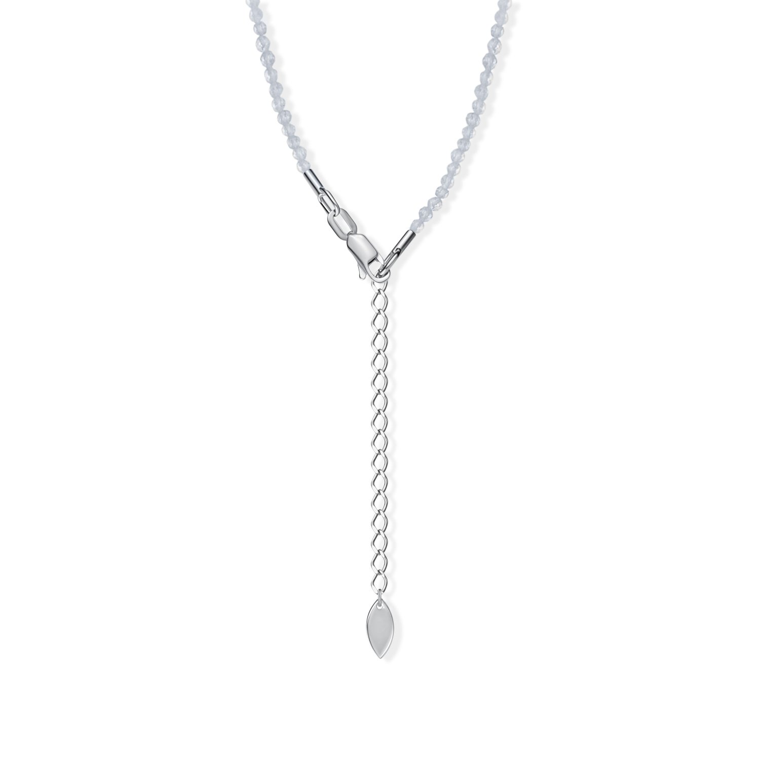 Серебряное колье с агатами