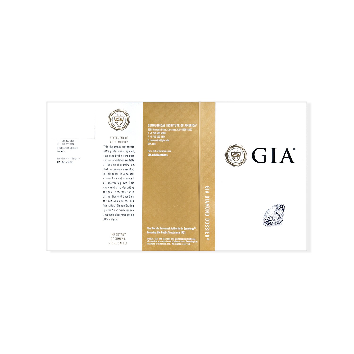 Золотое кольцо с бриллиантом