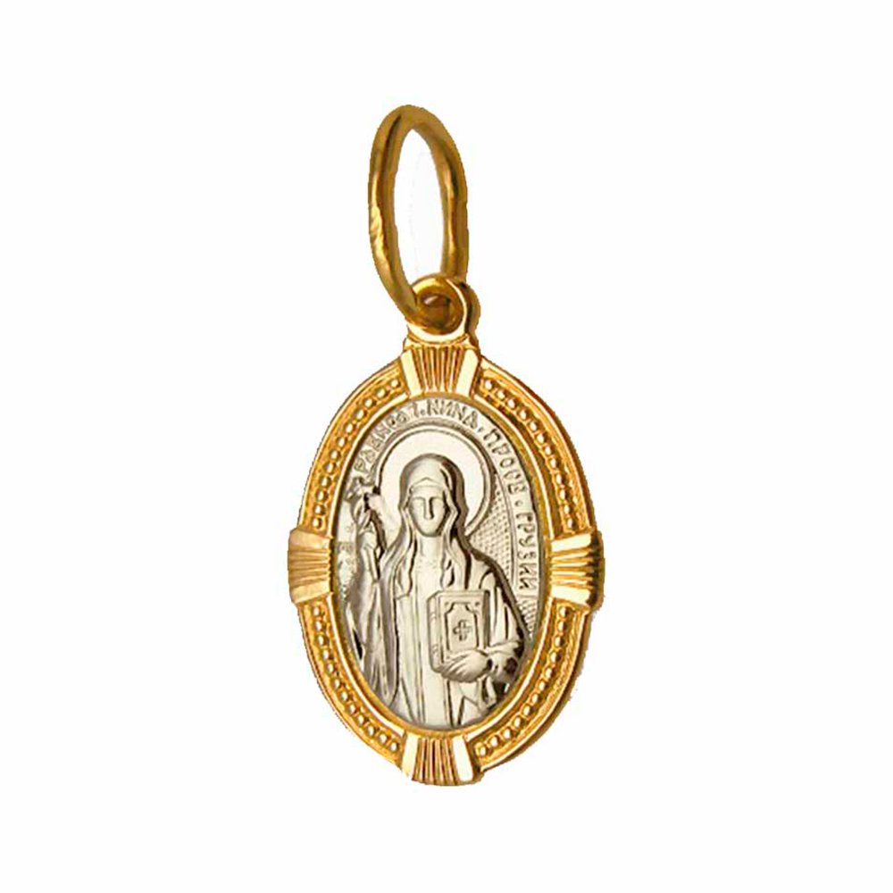 Золотая подвеска Икона