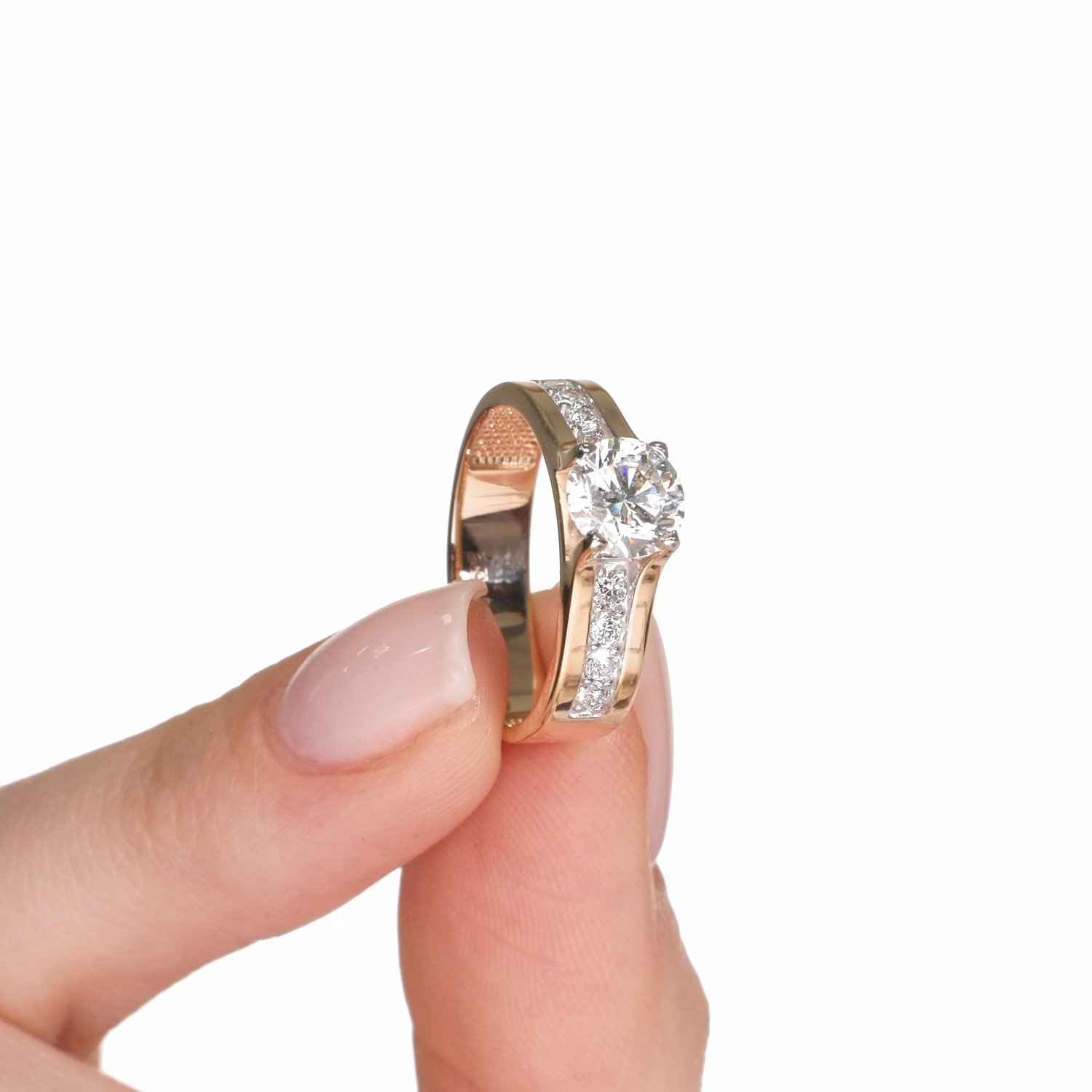 Фото «Золотое кольцо SMART DIAMONDS 1,45 карата»
