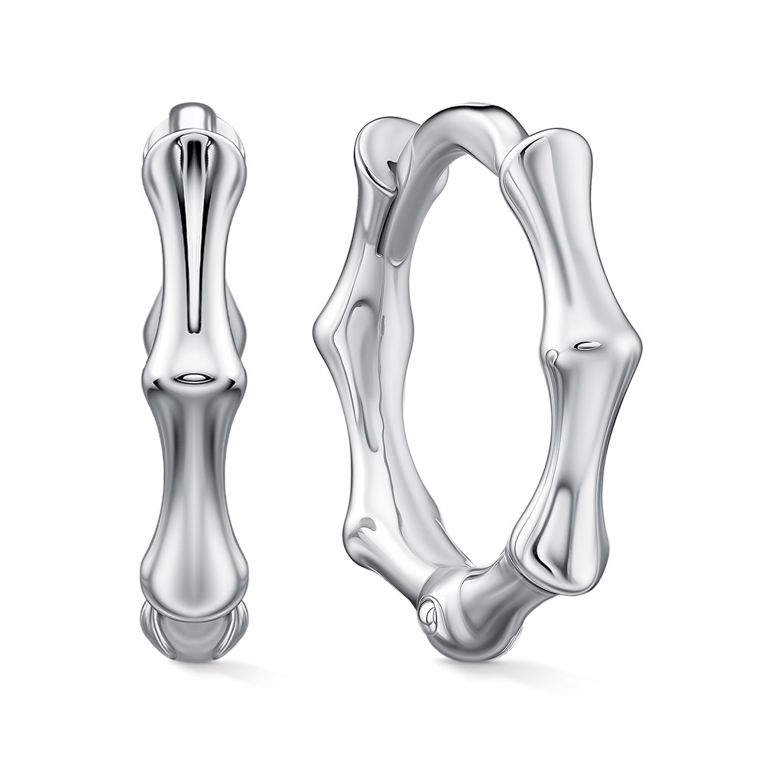 Фото «Серебряные серьги-конго»