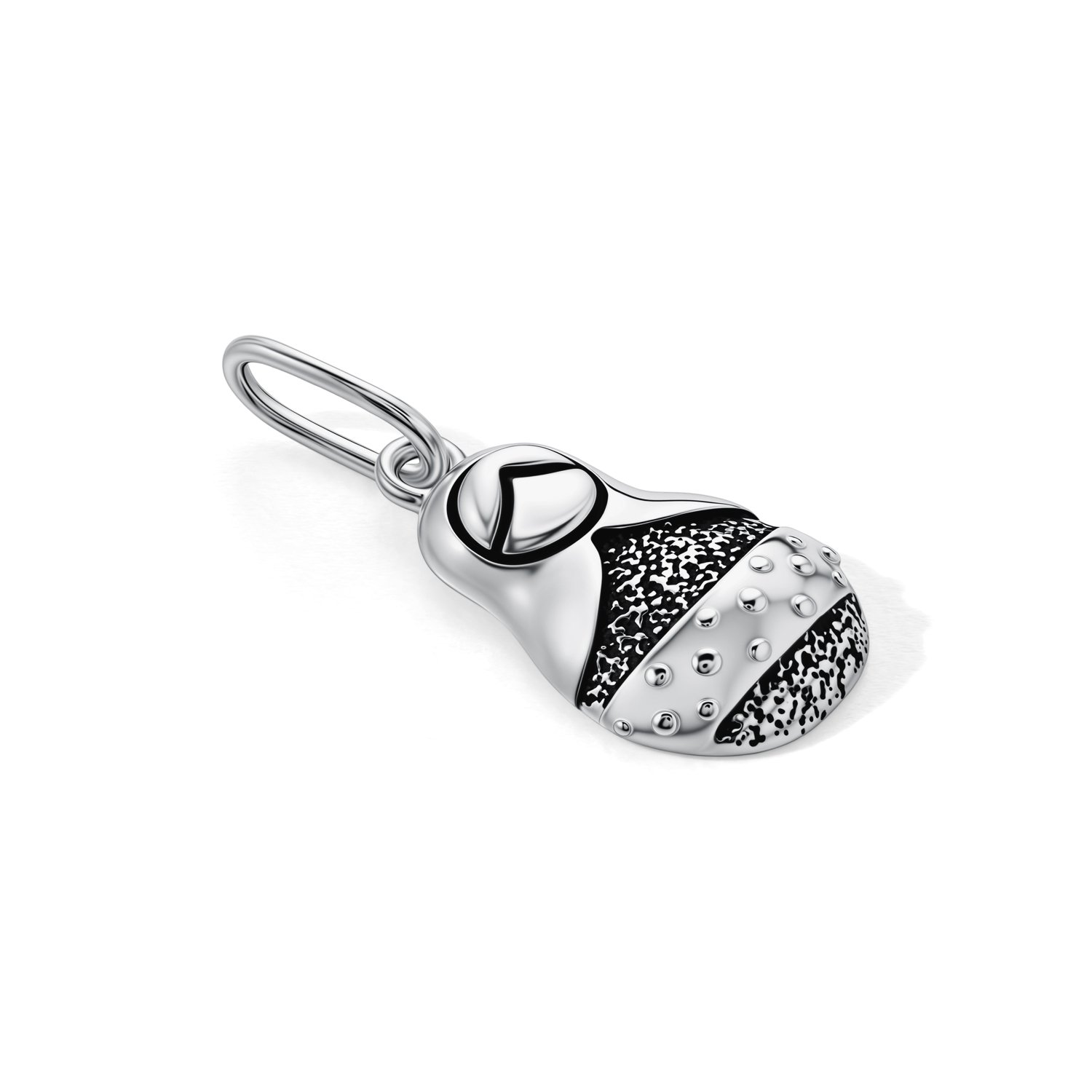 Серебряная подвеска с лаком