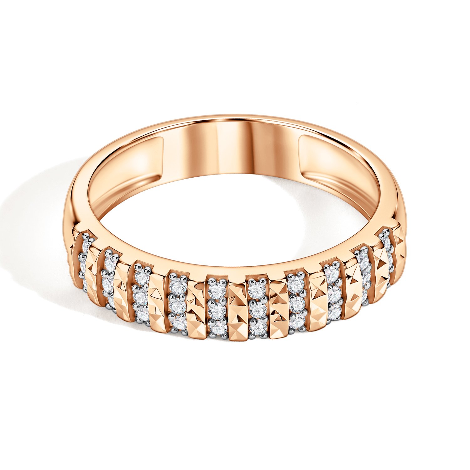 Золотое кольцо с бриллиантами