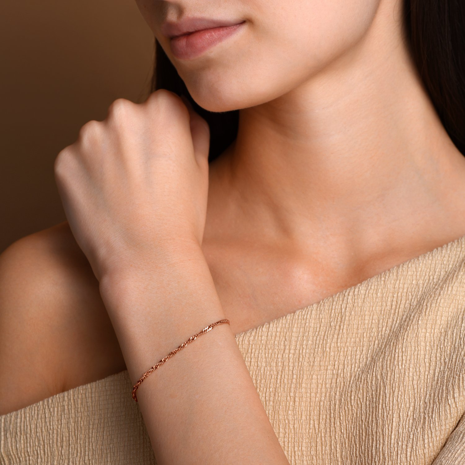 Золотой браслет полновесный