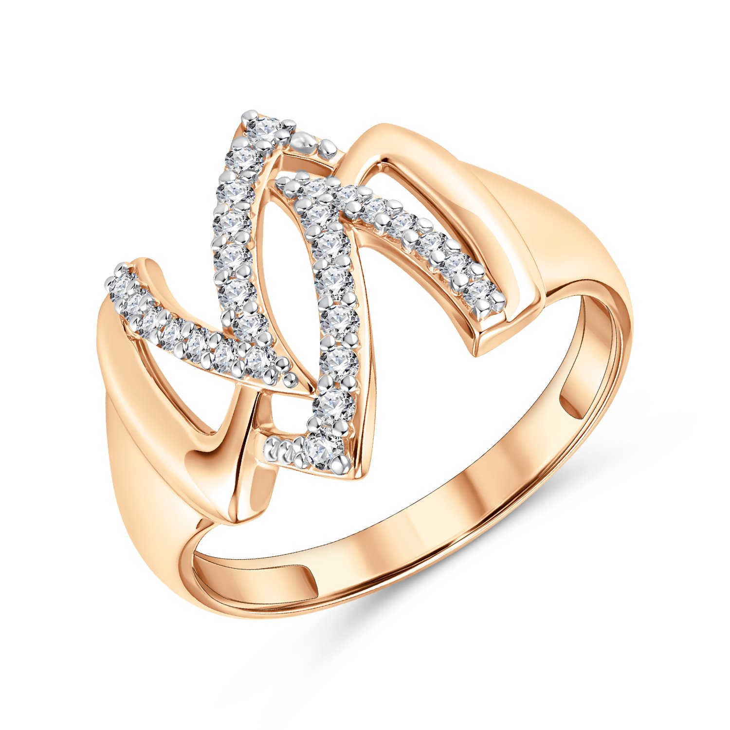 Фото «Золотое кольцо с фианитами»