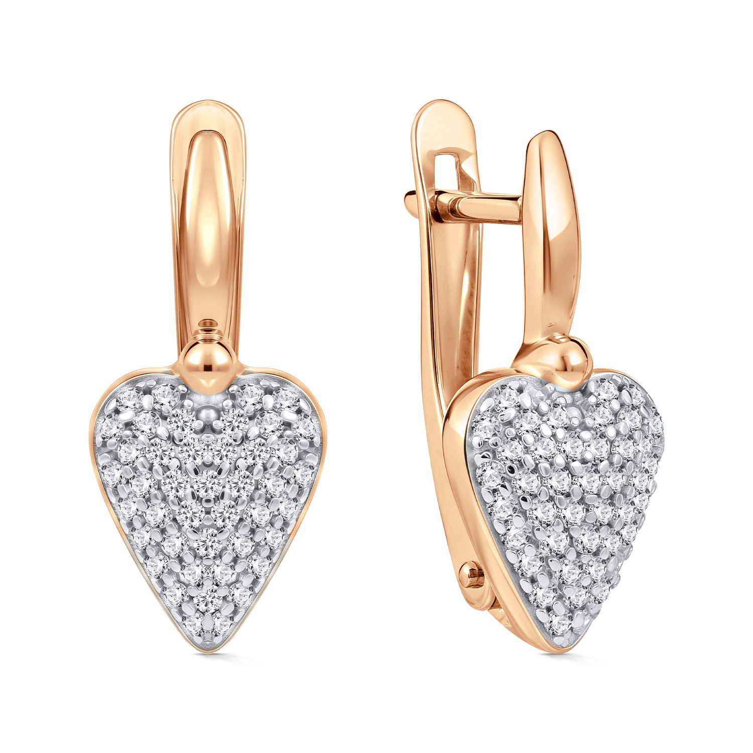 Фото «Золотые серьги с бриллиантами»