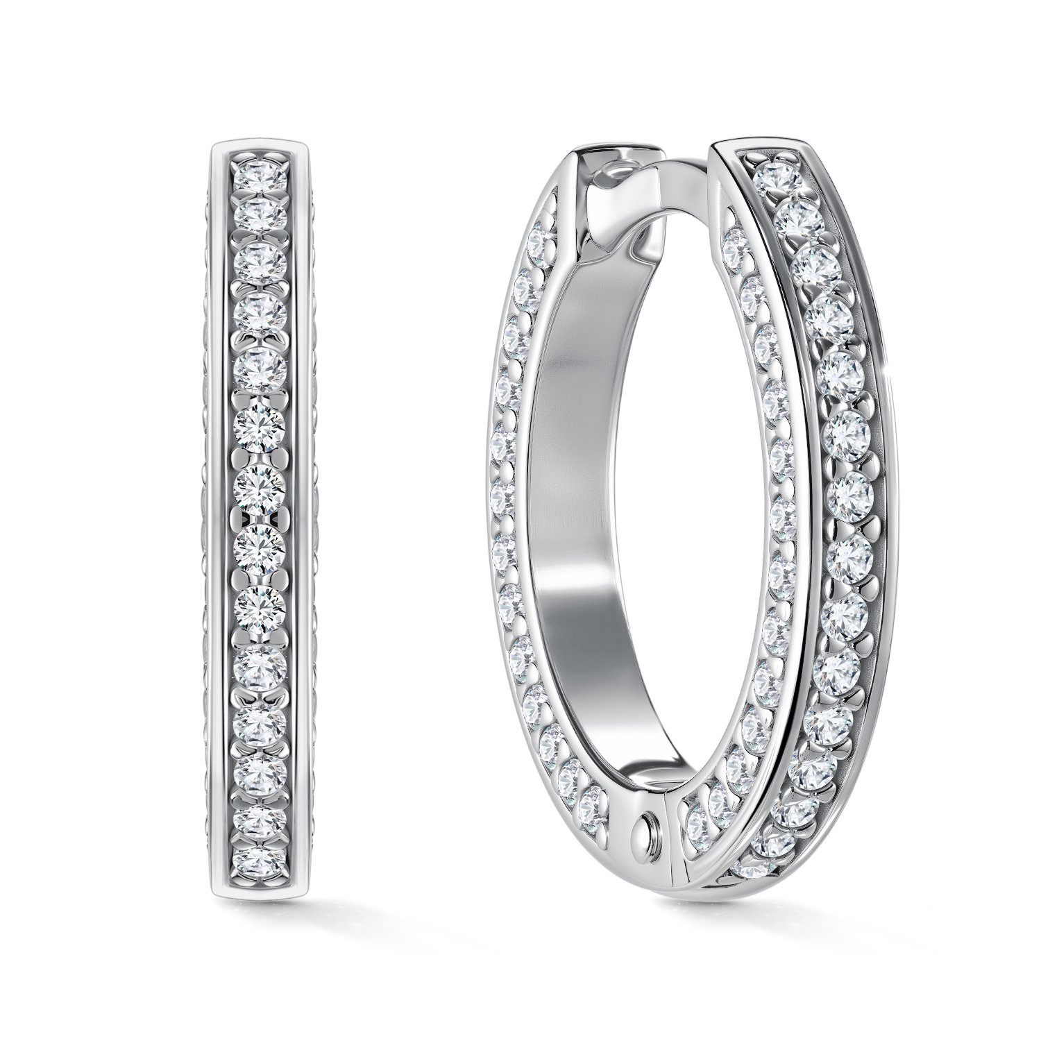 Фото «Серебряные серьги с фианитами»