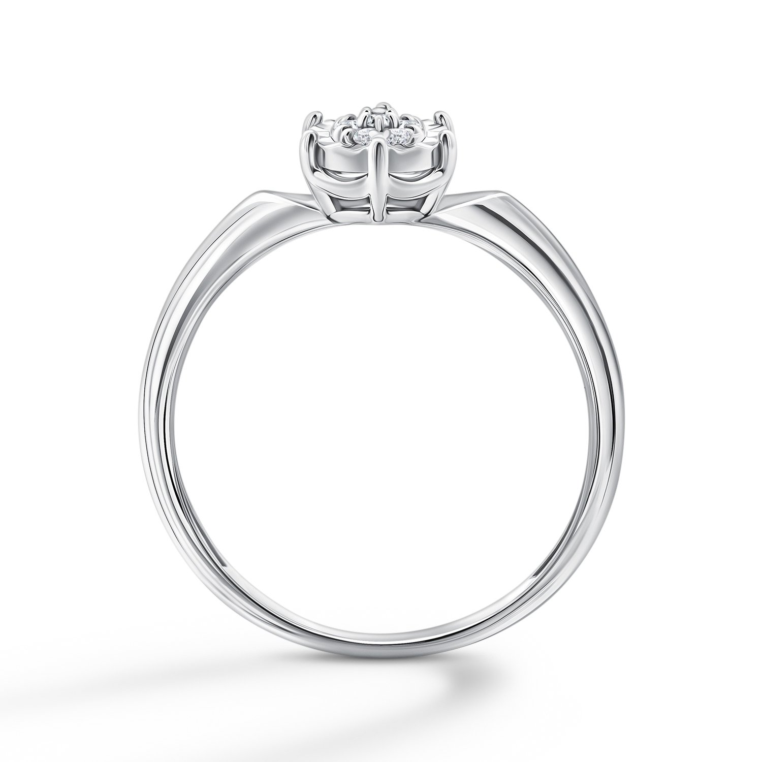 Золотое кольцо с бриллиантами