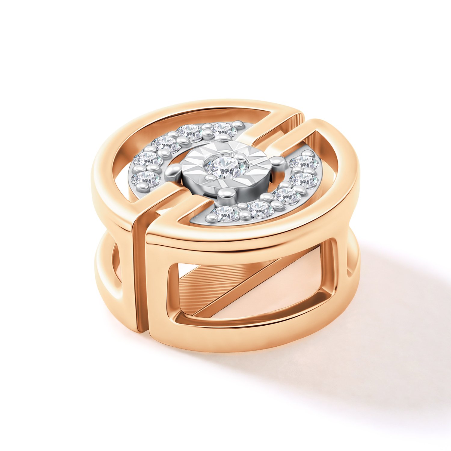 Золотая подвеска с бриллиантами