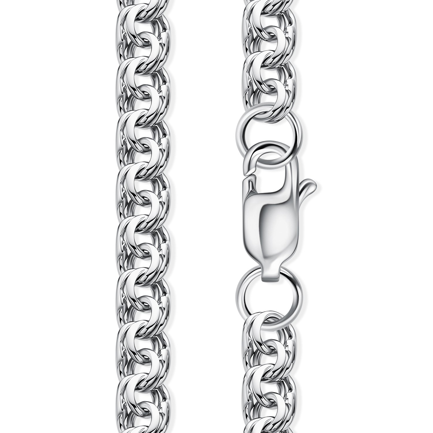 Фото «Серебряная цепь ручной работы полновесная»