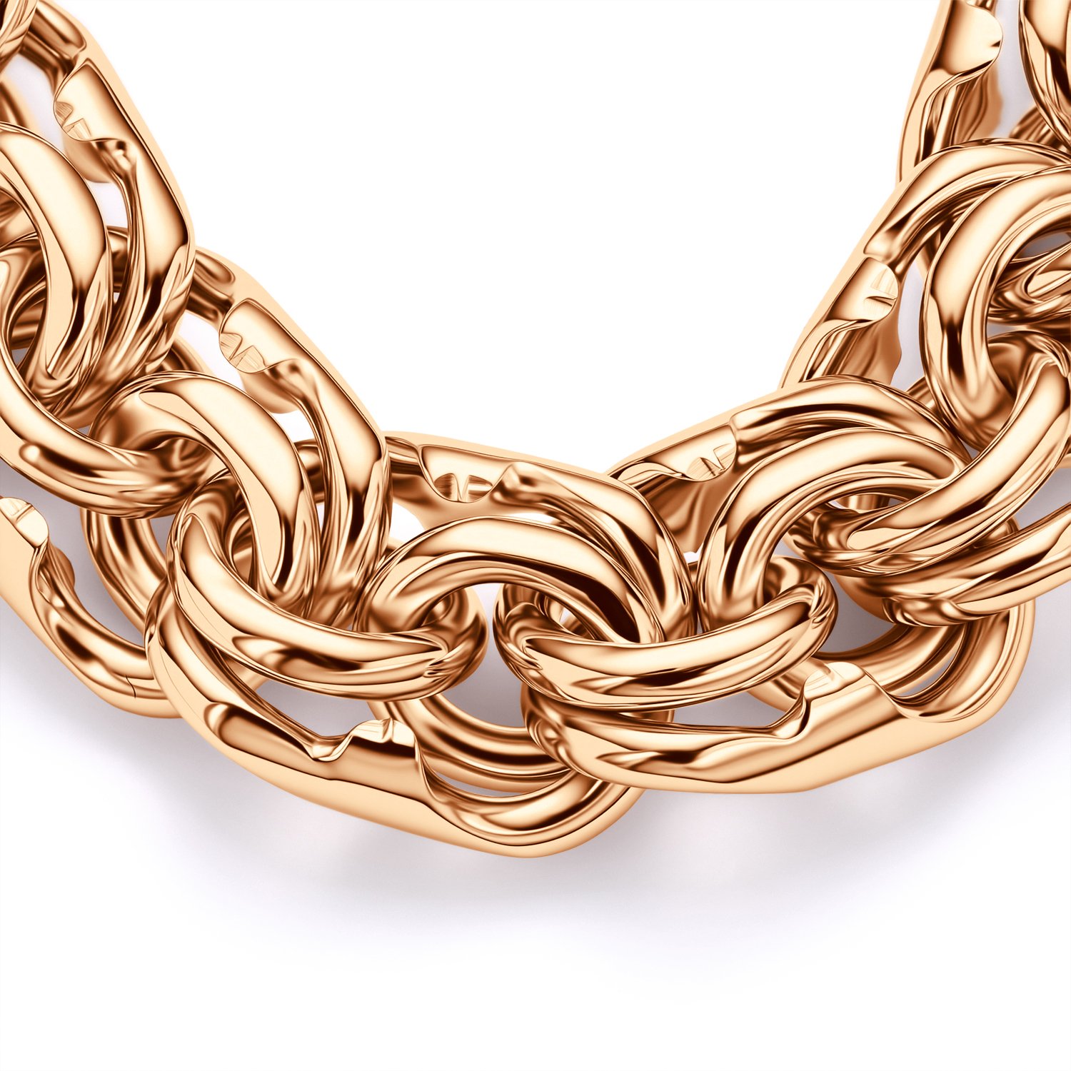 Золотая цепь ручной работы полновесная