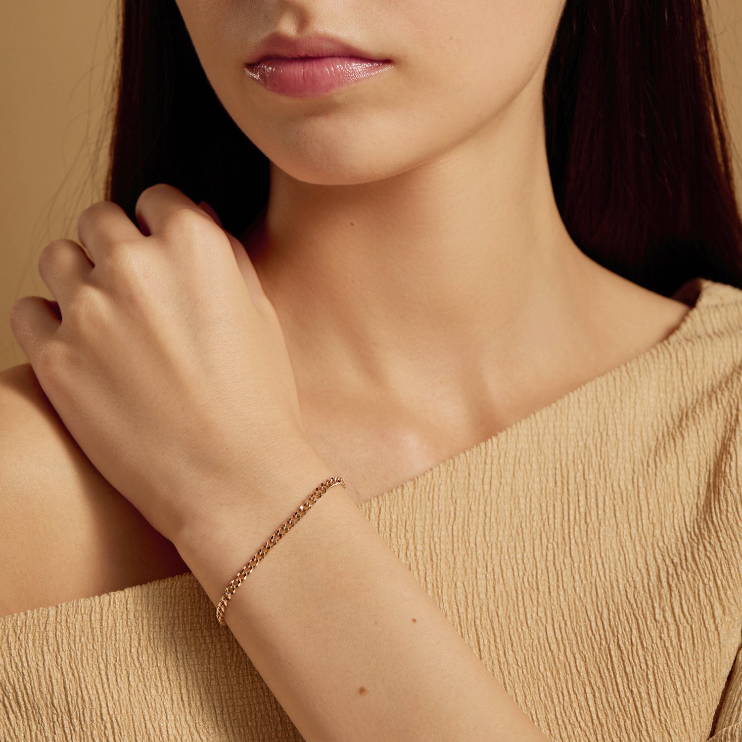 Золотой браслет полновесный