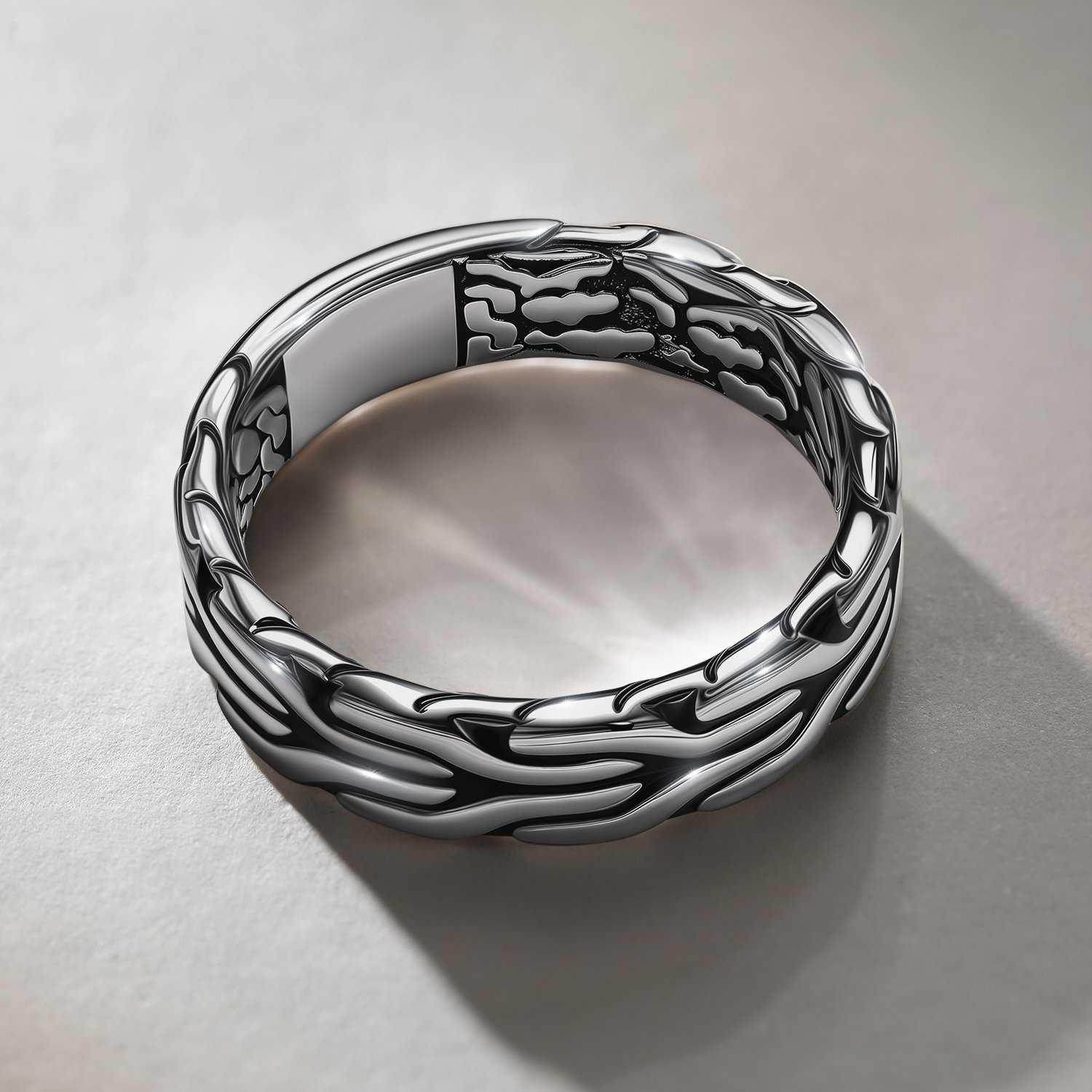 Серебряное кольцо с эмалью