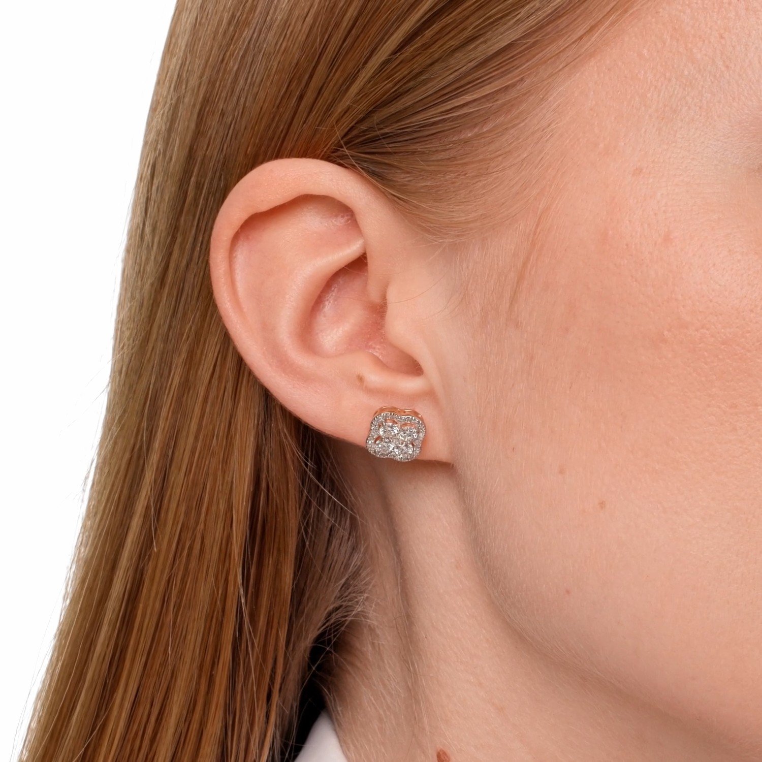 Фото «Золотые серьги SMART DIAMONDS 1,12 карата»