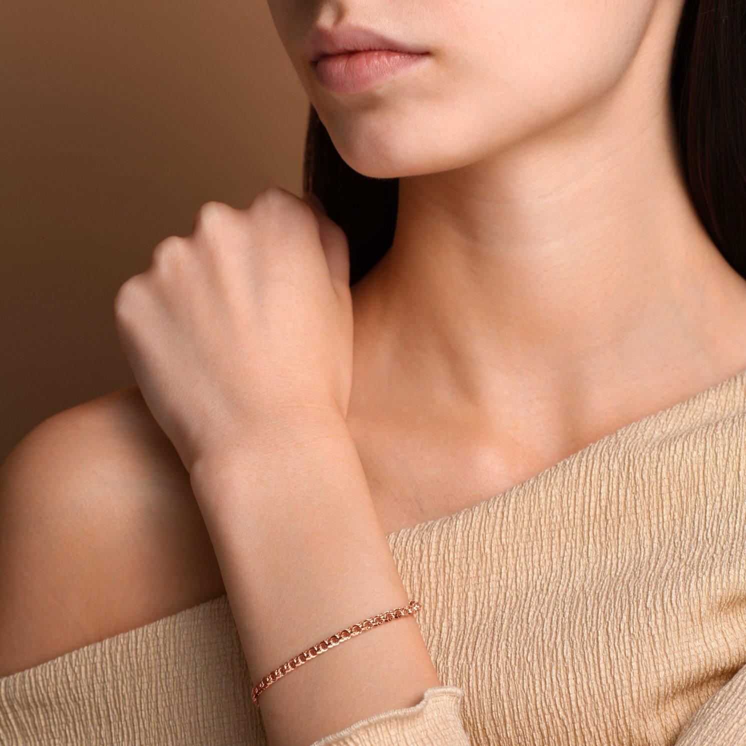 Золотой браслет полновесный