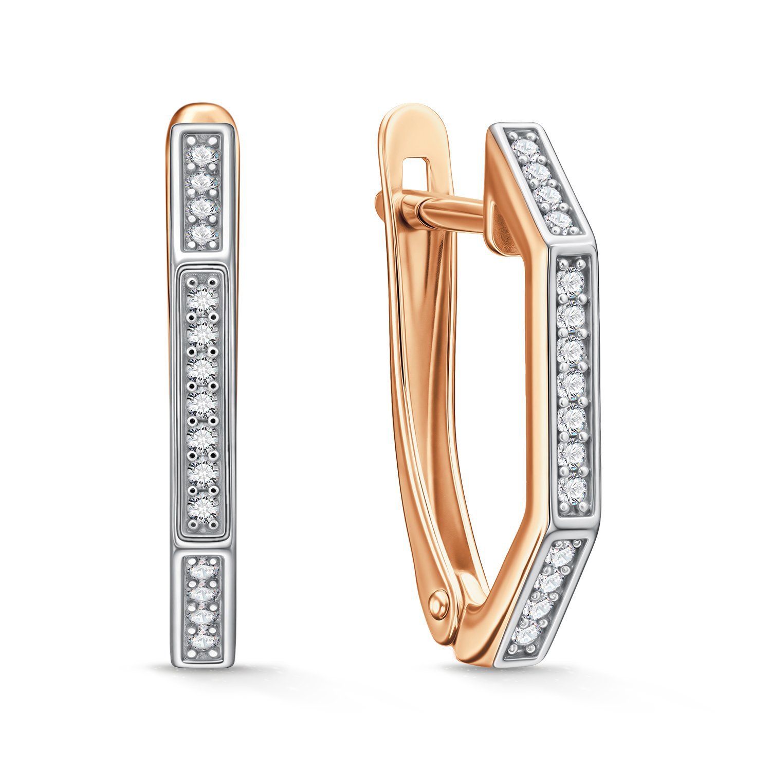 Фото «Золотые серьги с бриллиантами»