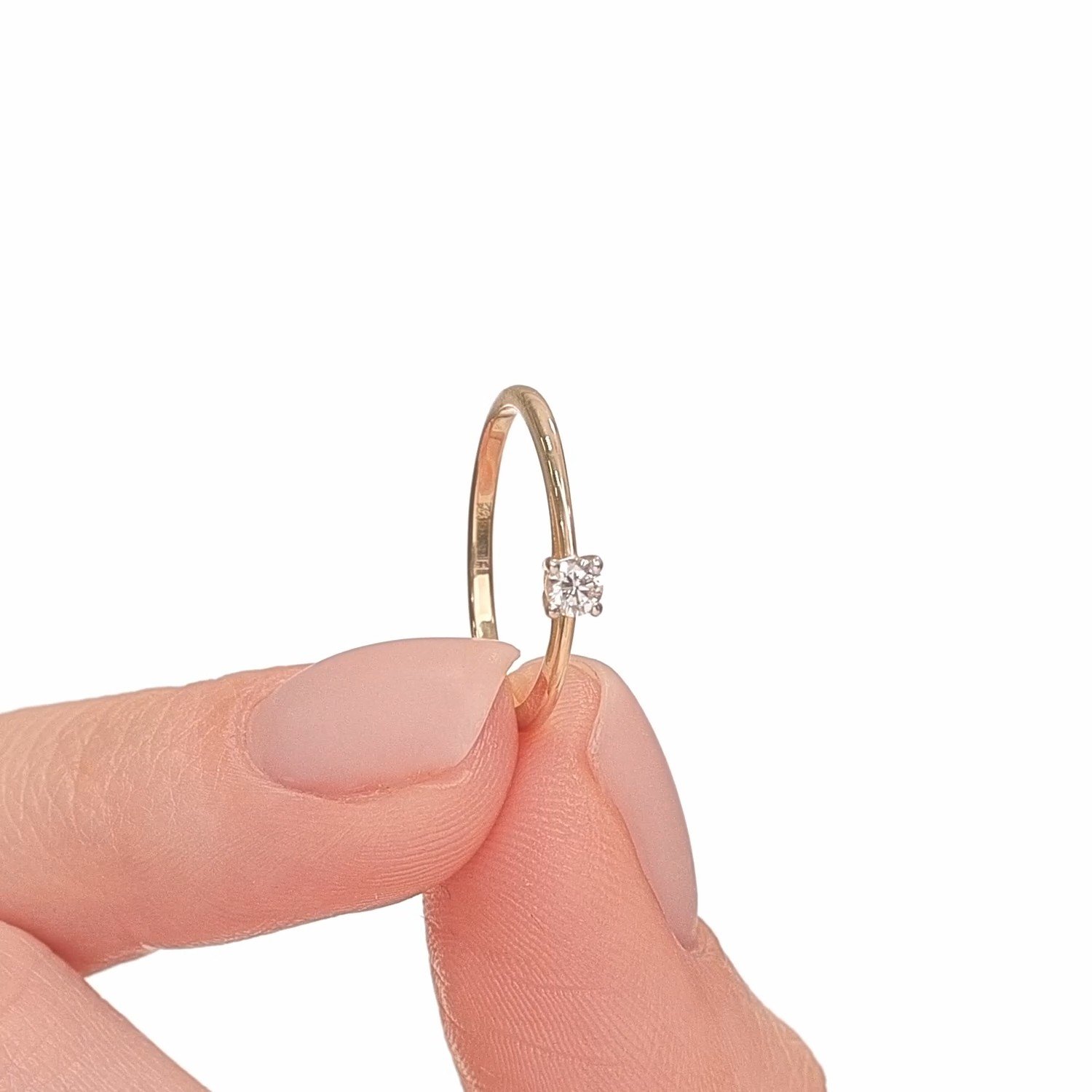 Фото «Золотое кольцо SMART DIAMONDS 0,09 карата»