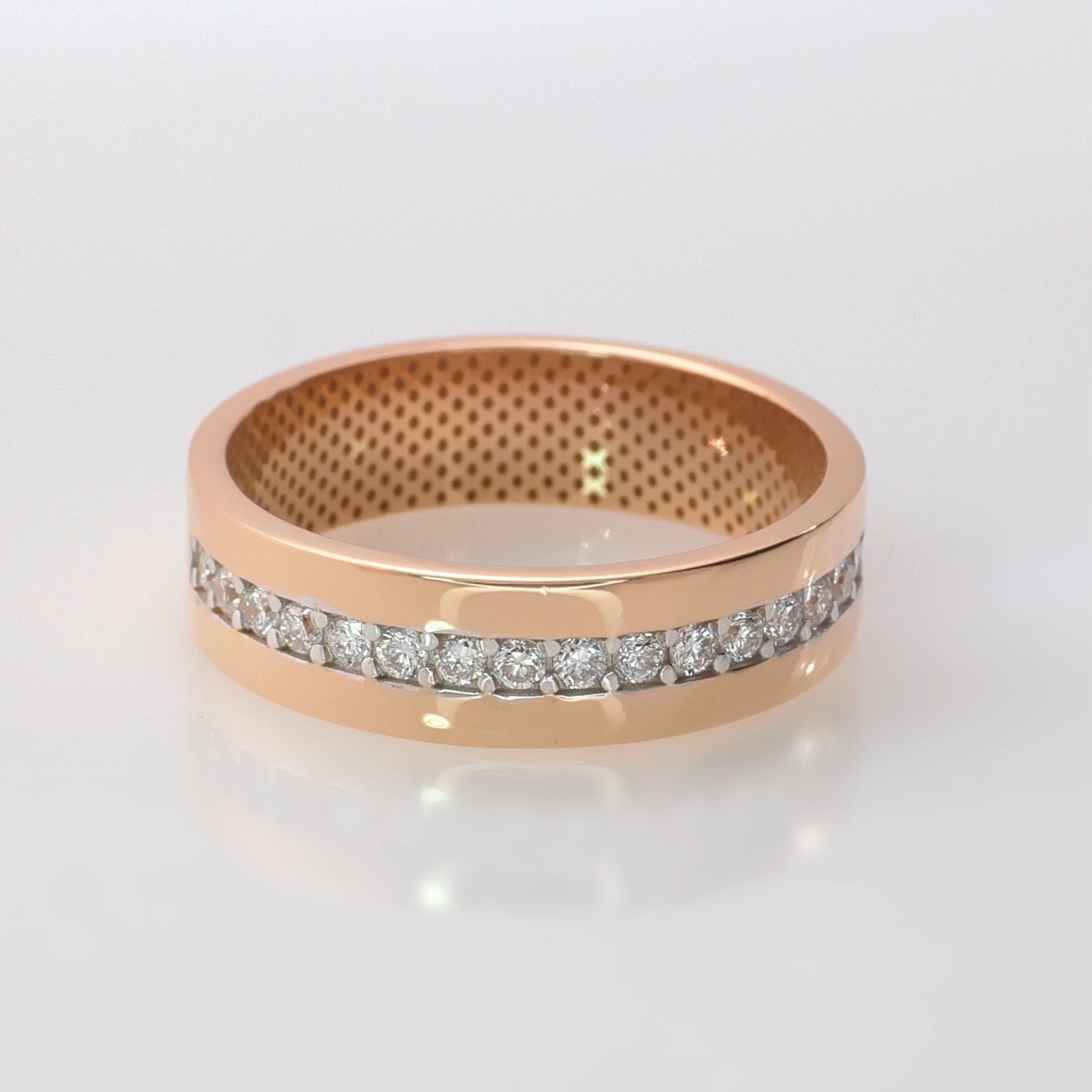 Золотое обручальное кольцо SMART DIAMONDS 0,25 карата