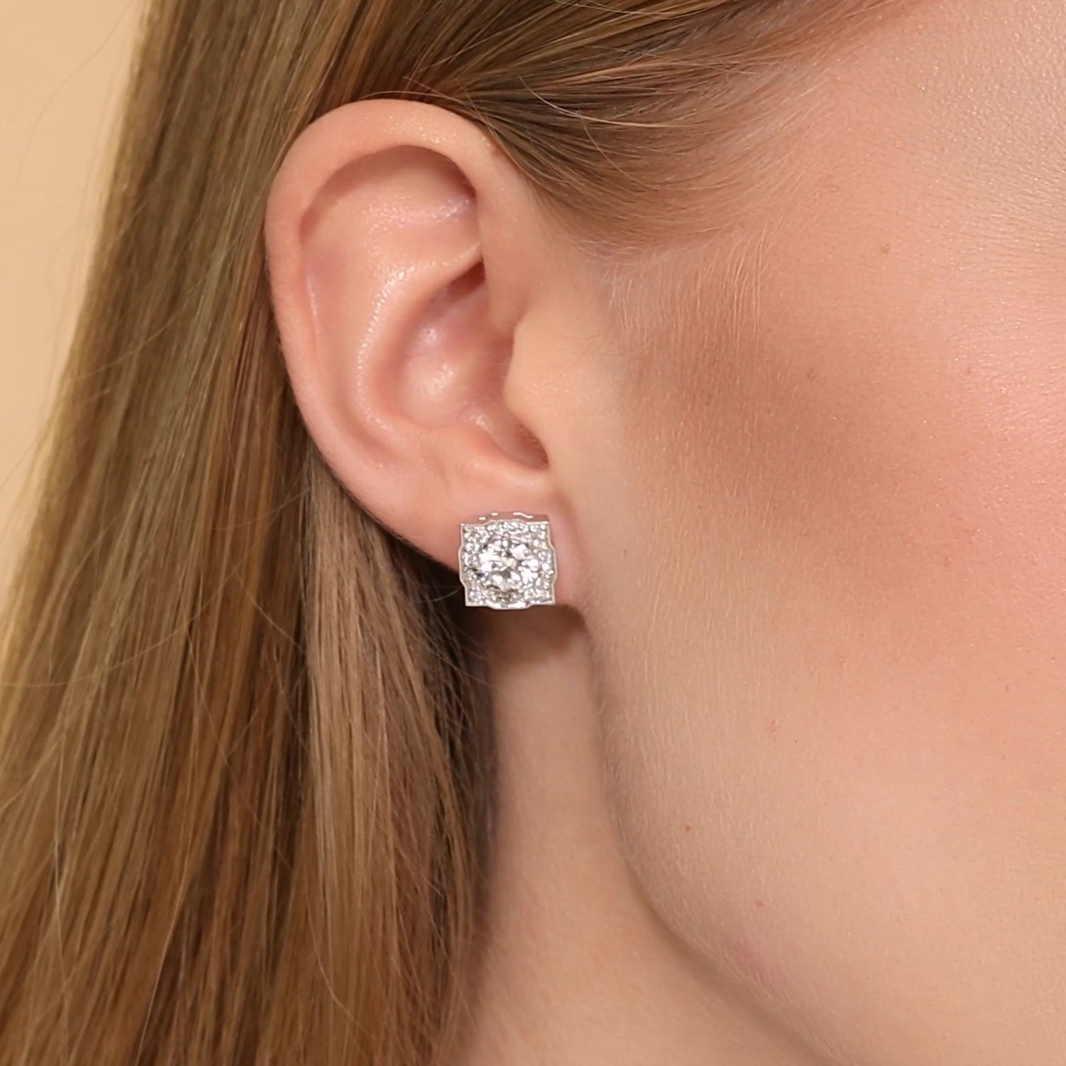 Золотые серьги SMART DIAMONDS 2,58 карата