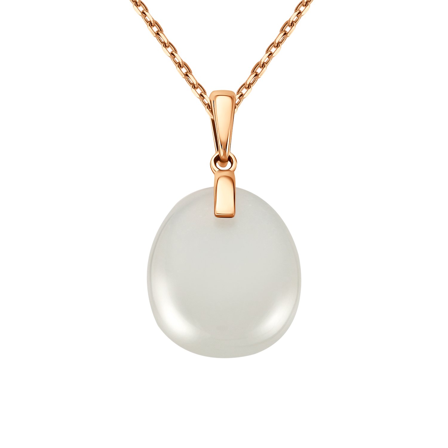 Фото «Золотая подвеска с лунным камнем»