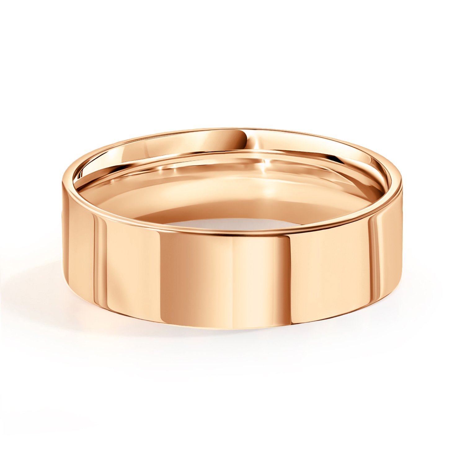 Золотое обручальное кольцо Comfort fit
