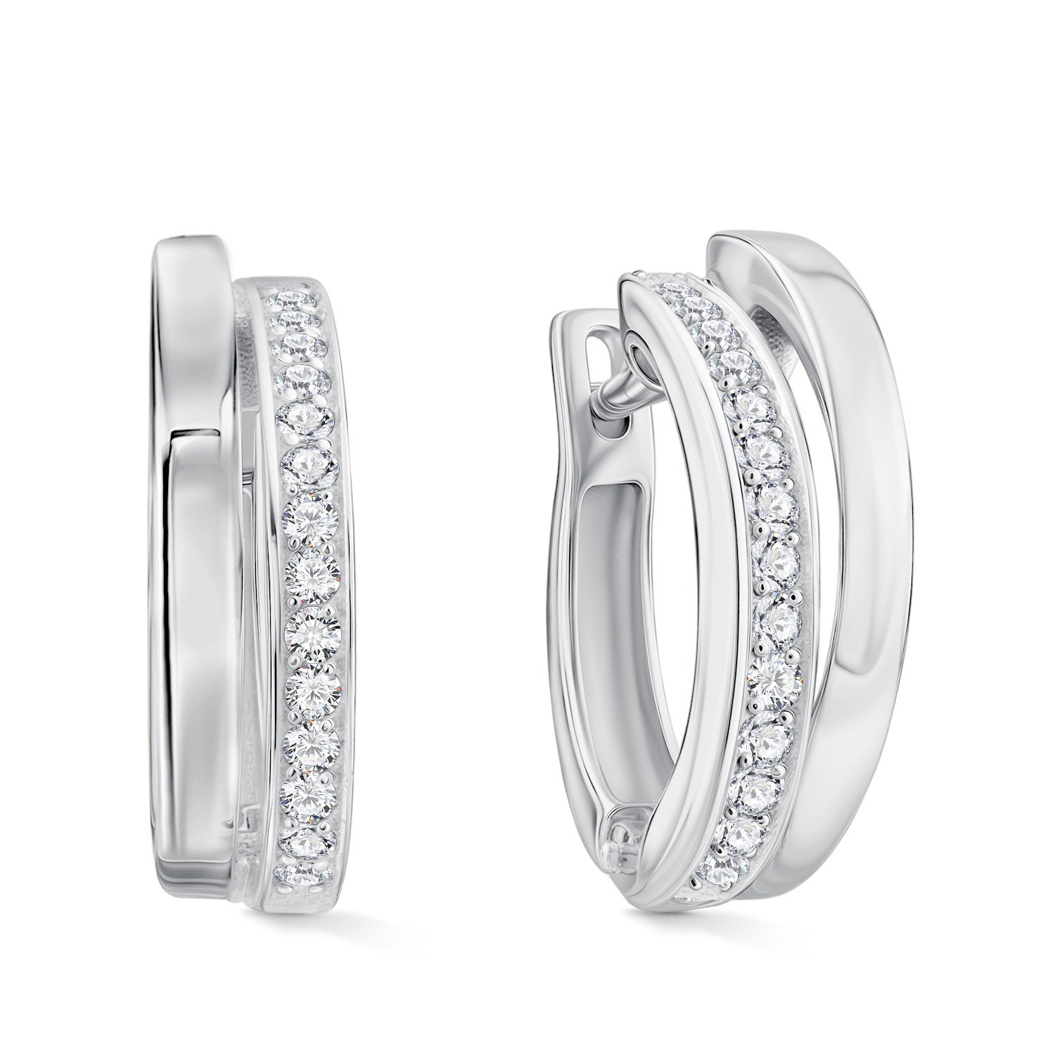 Фото «Золотые серьги с бриллиантами»