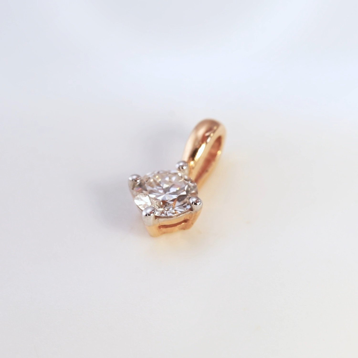 Фото «Золотая подвеска SMART DIAMONDS 0,2 карата»