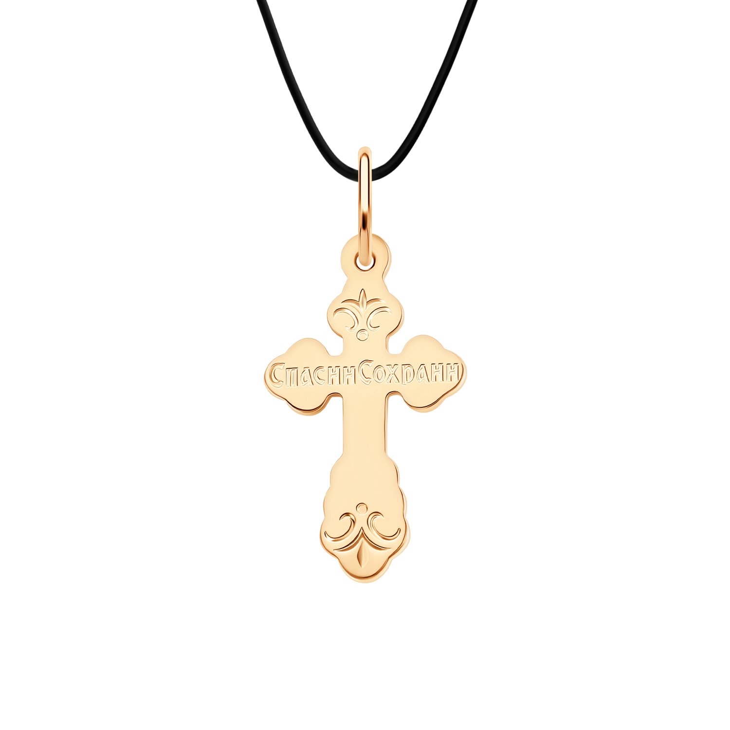 Золотой православный крест