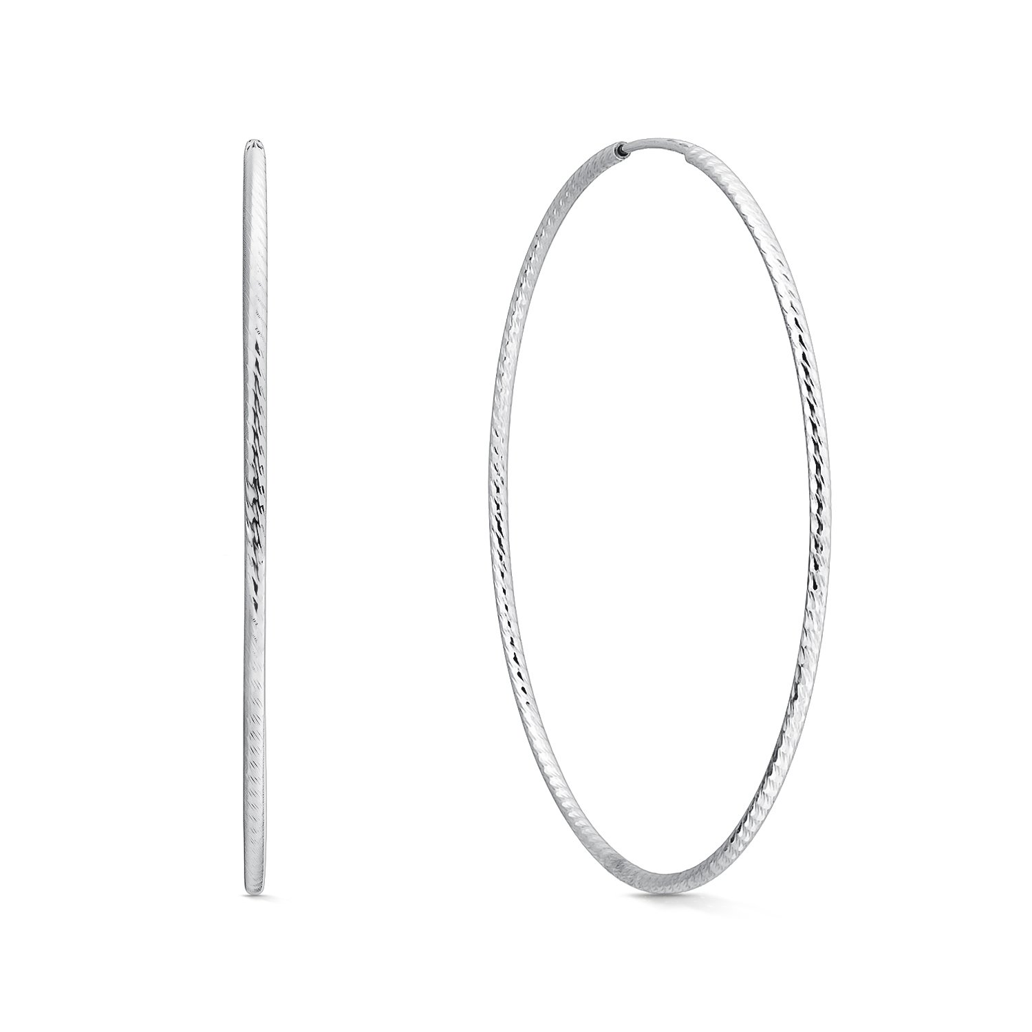 Фото «Серебряные серьги-конго»