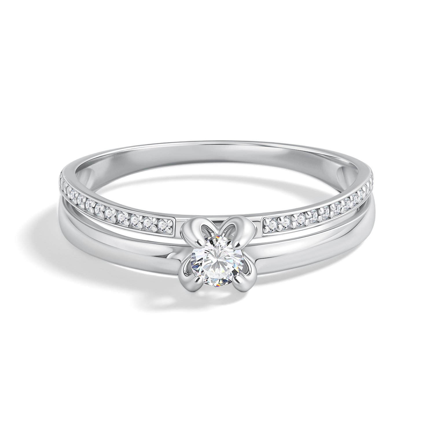 Золотое кольцо с бриллиантами