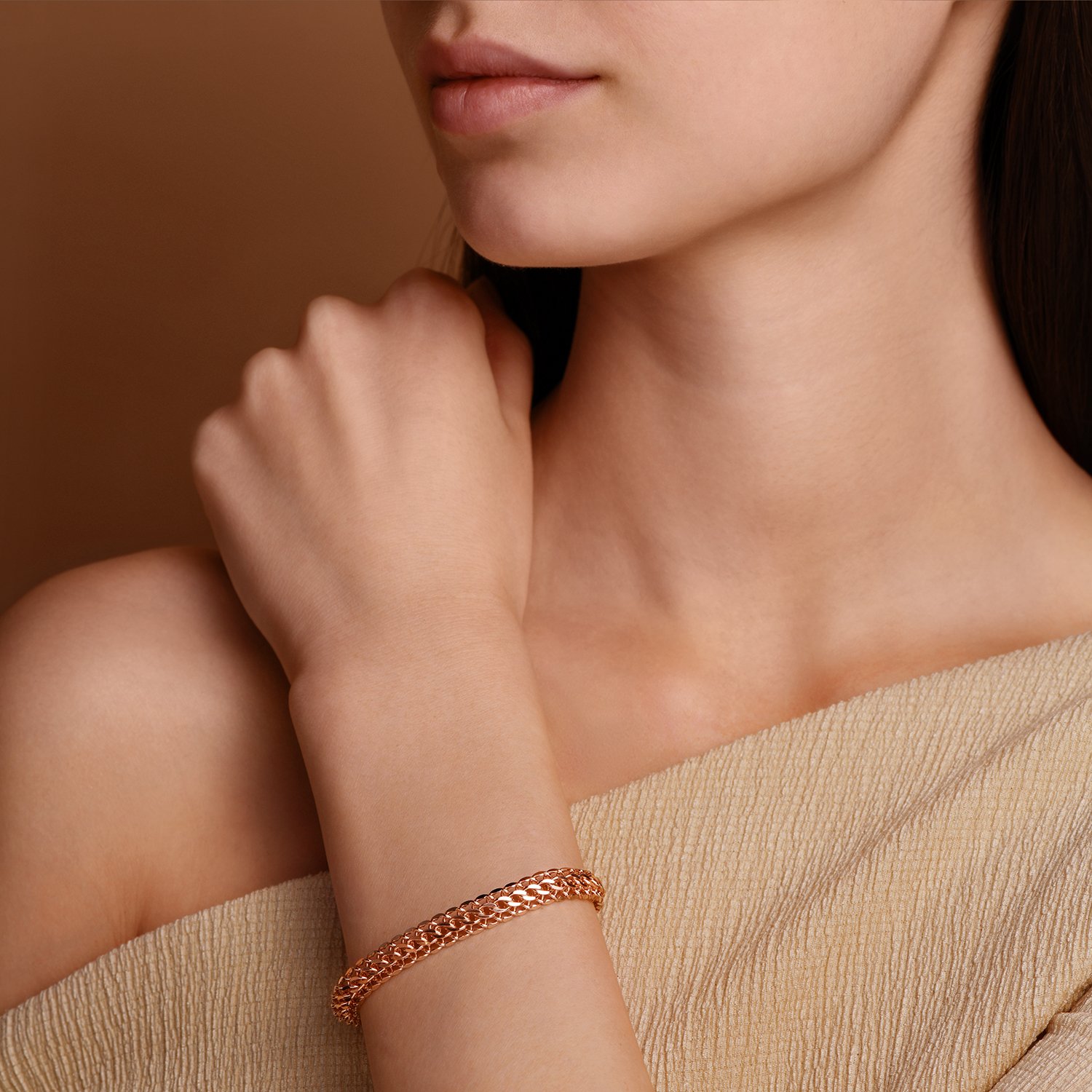 Золотой браслет полновесный