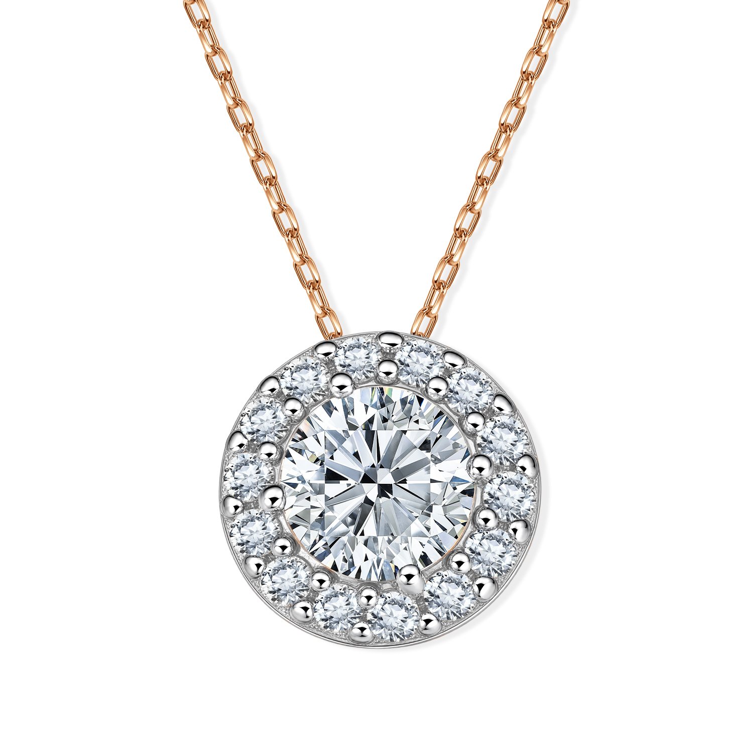 Фото «Золотая подвеска с фианитами»