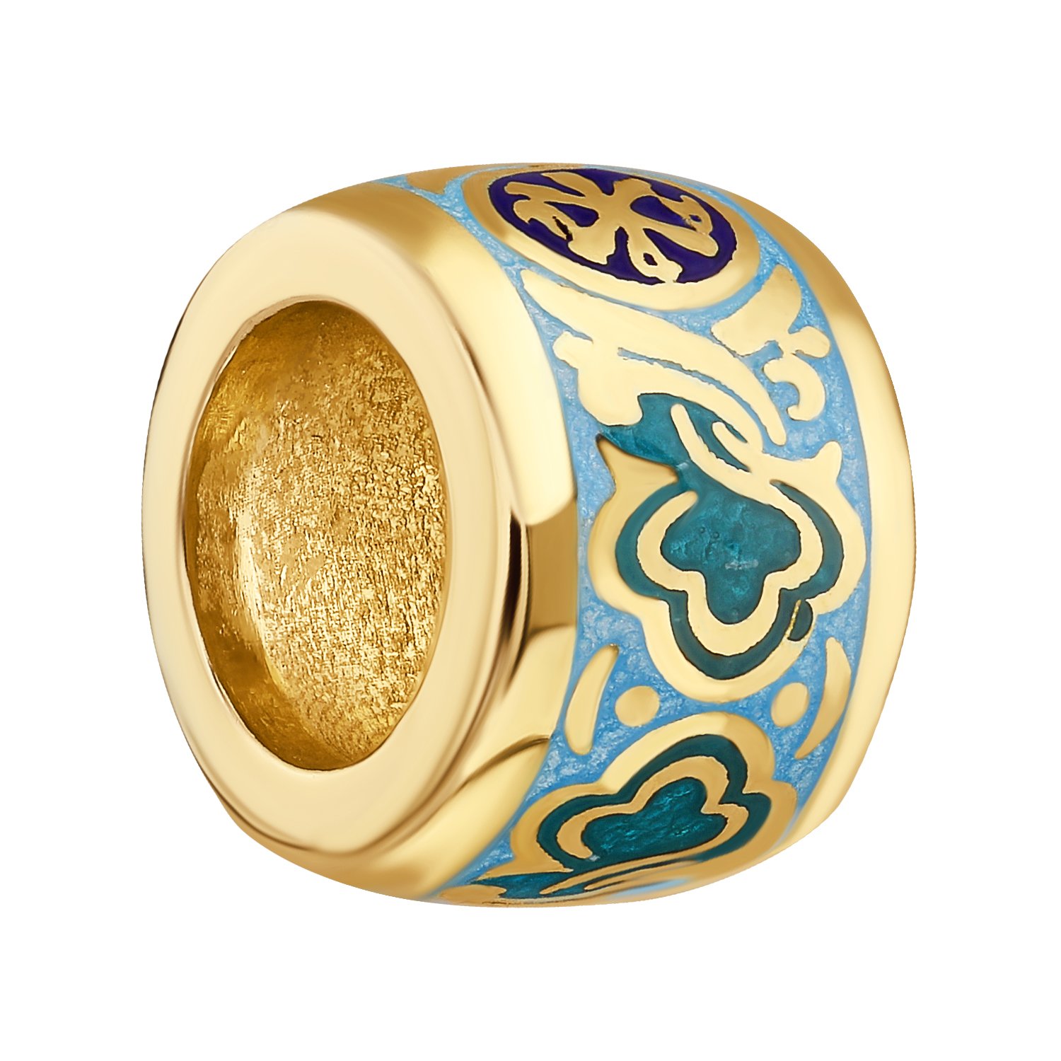 Подвеска-шарм из серебра с эмалью