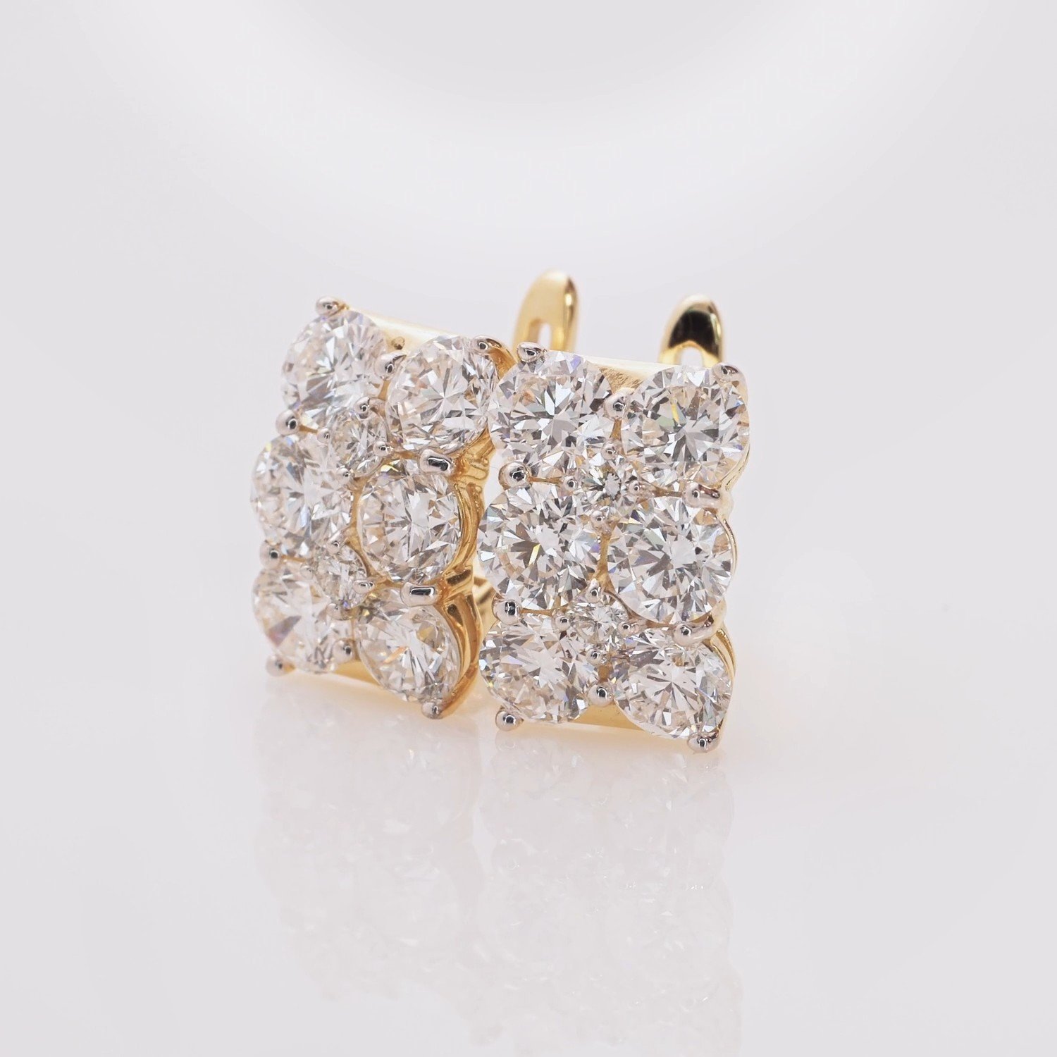 Фото «Золотые серьги SMART DIAMONDS 3,98 карата»