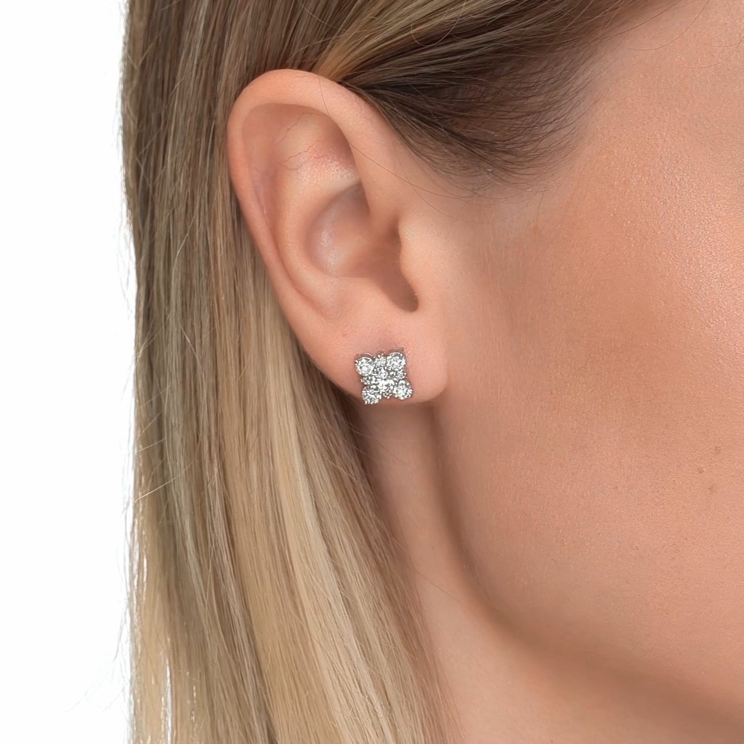Золотые серьги SMART DIAMONDS 2,41 карата