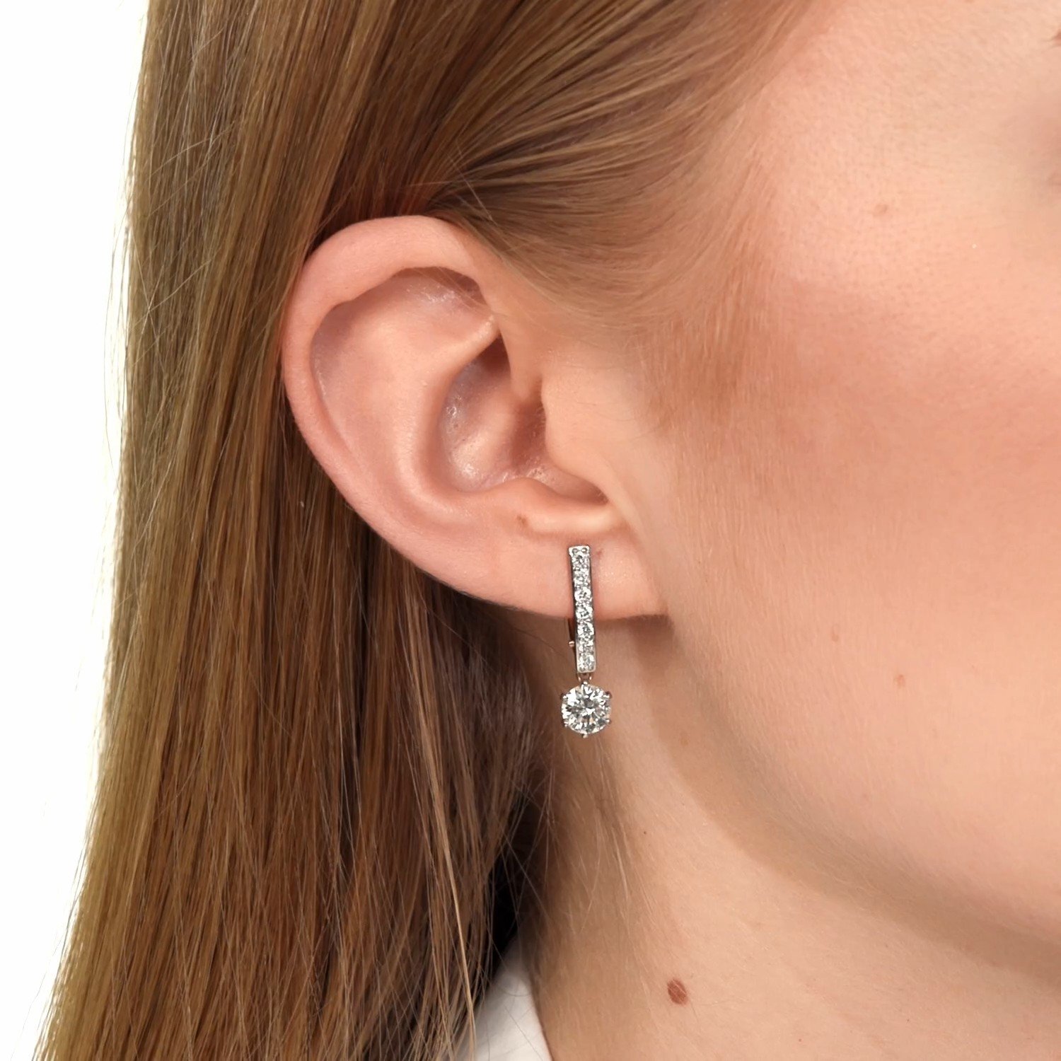 Золотые серьги SMART DIAMONDS 1,79 карата