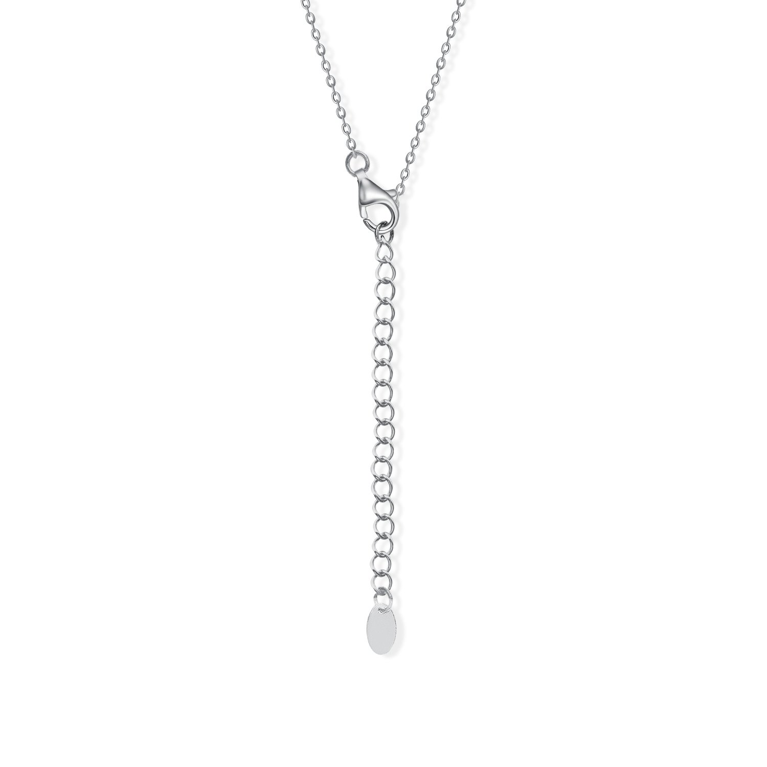 Серебряное колье с фианитами