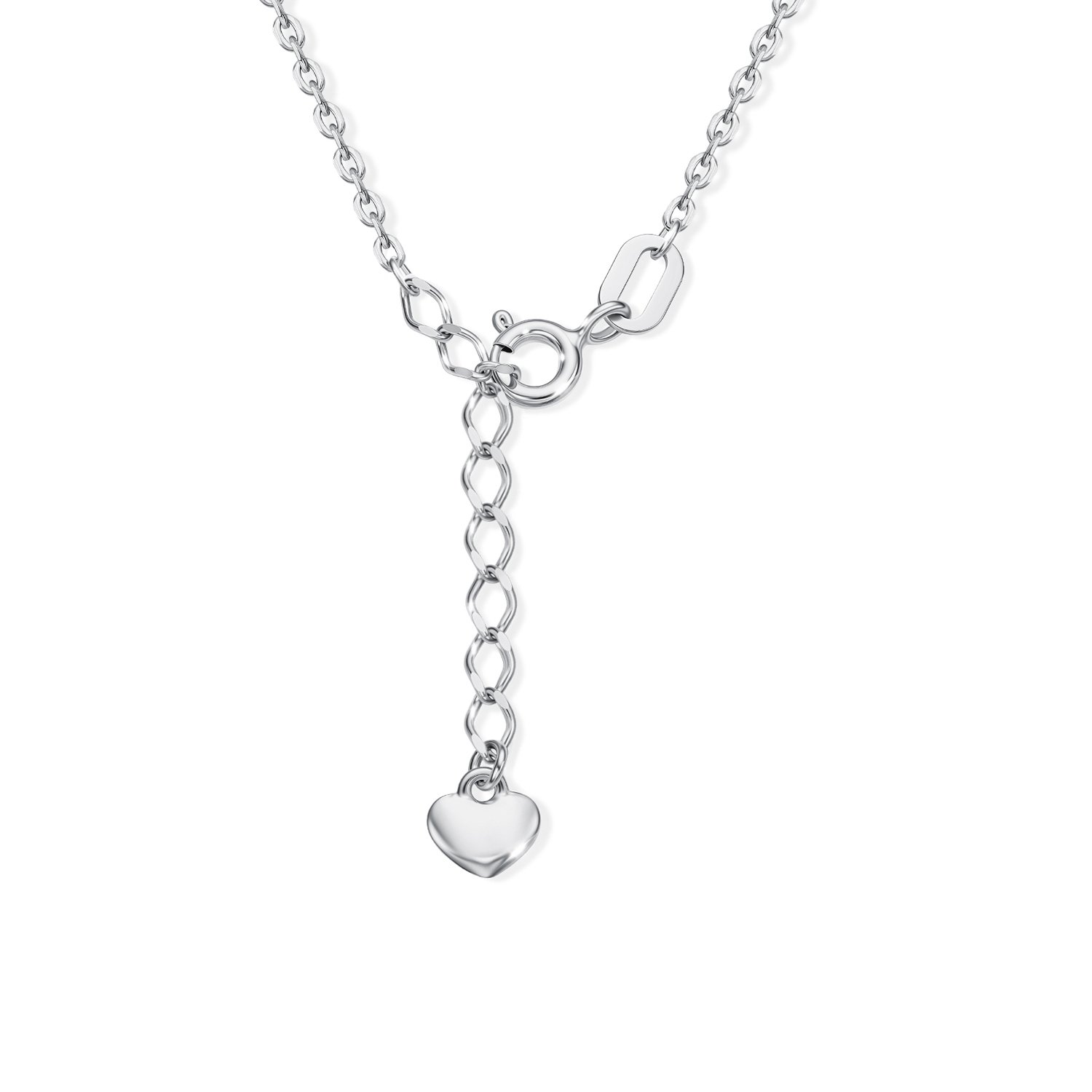 Серебряное колье с фианитами
