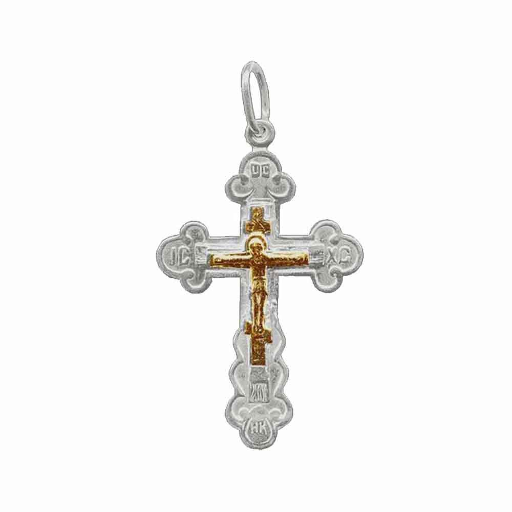 Фото «Крестик из золота и серебра»