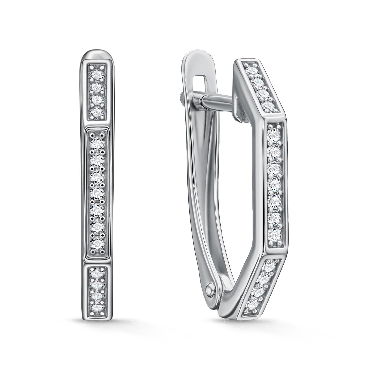 Фото «Золотые серьги с бриллиантами»