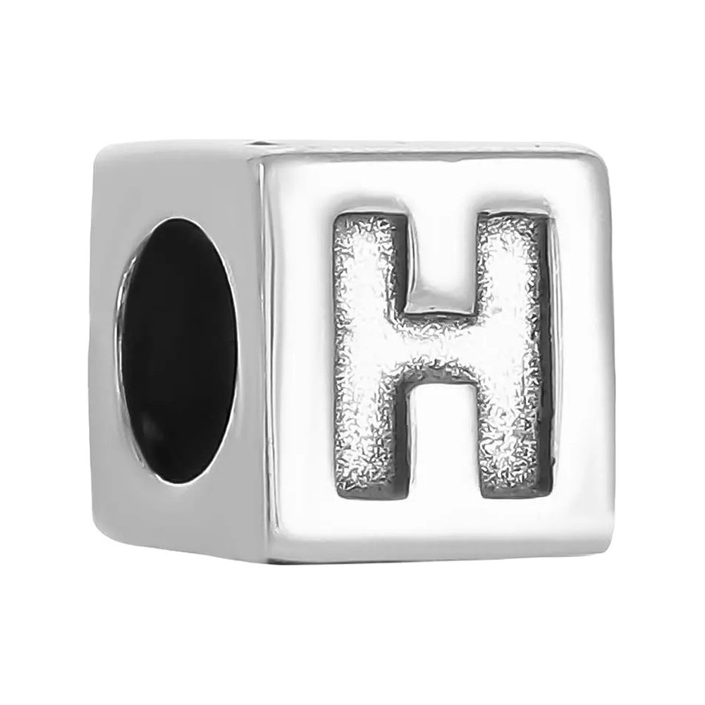 Подвеска-шарм TALANT буква H из серебра