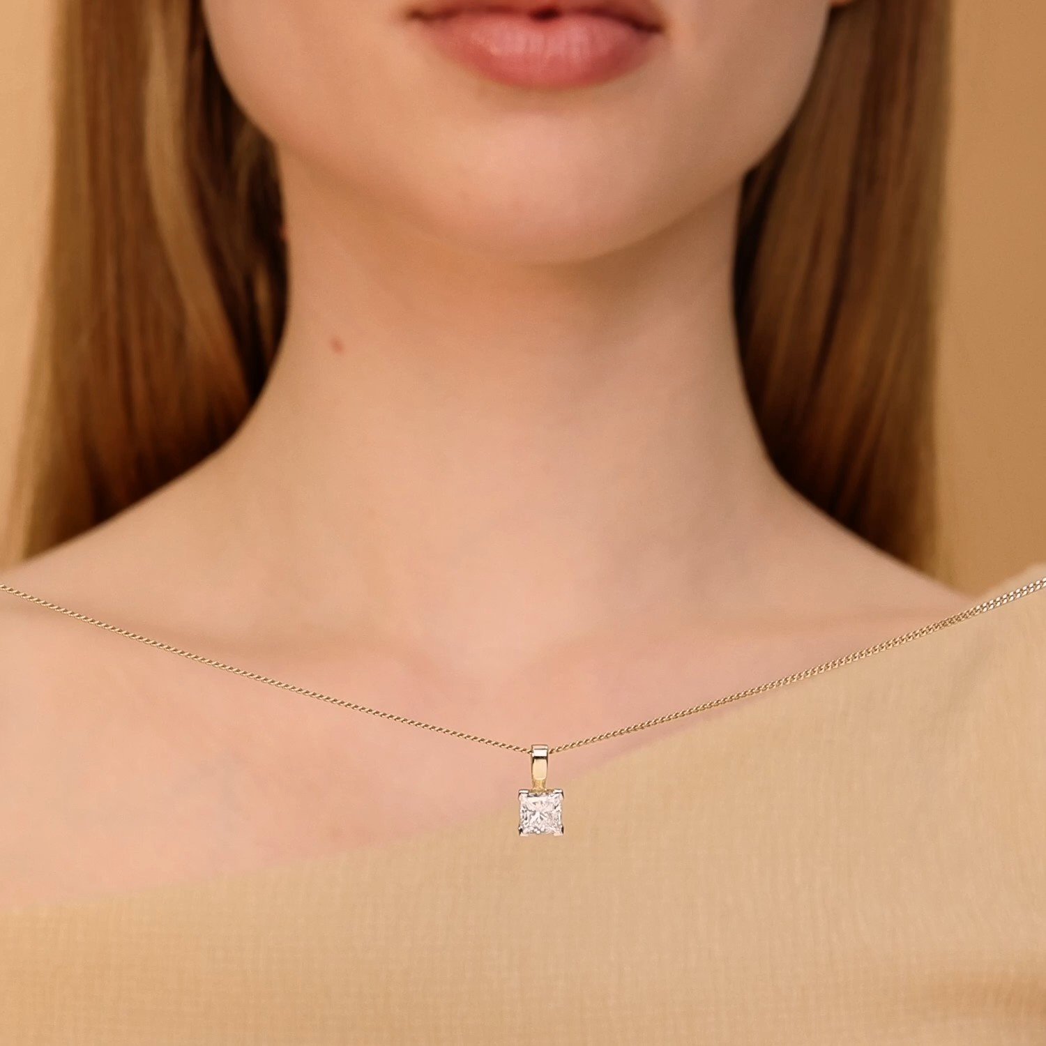 Золотая подвеска SMART DIAMONDS 0,95 карата