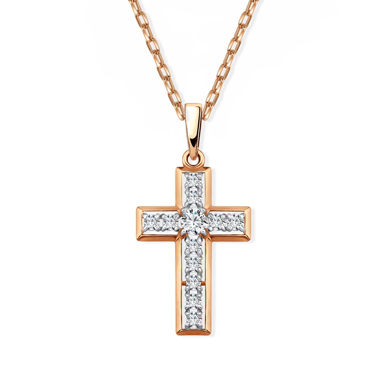 Фото «Золотая подвеска с фианитами»