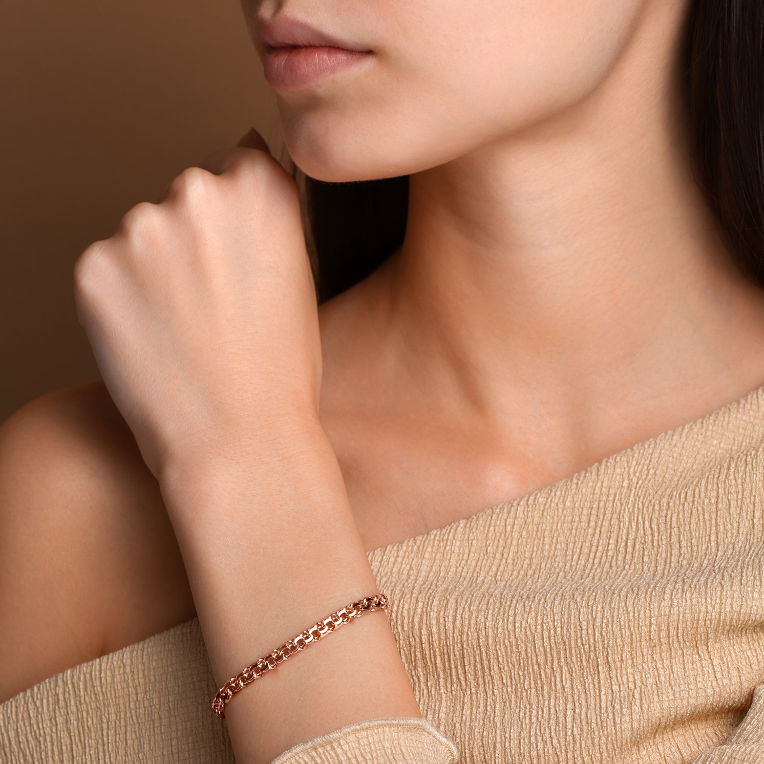 Золотой браслет полновесный